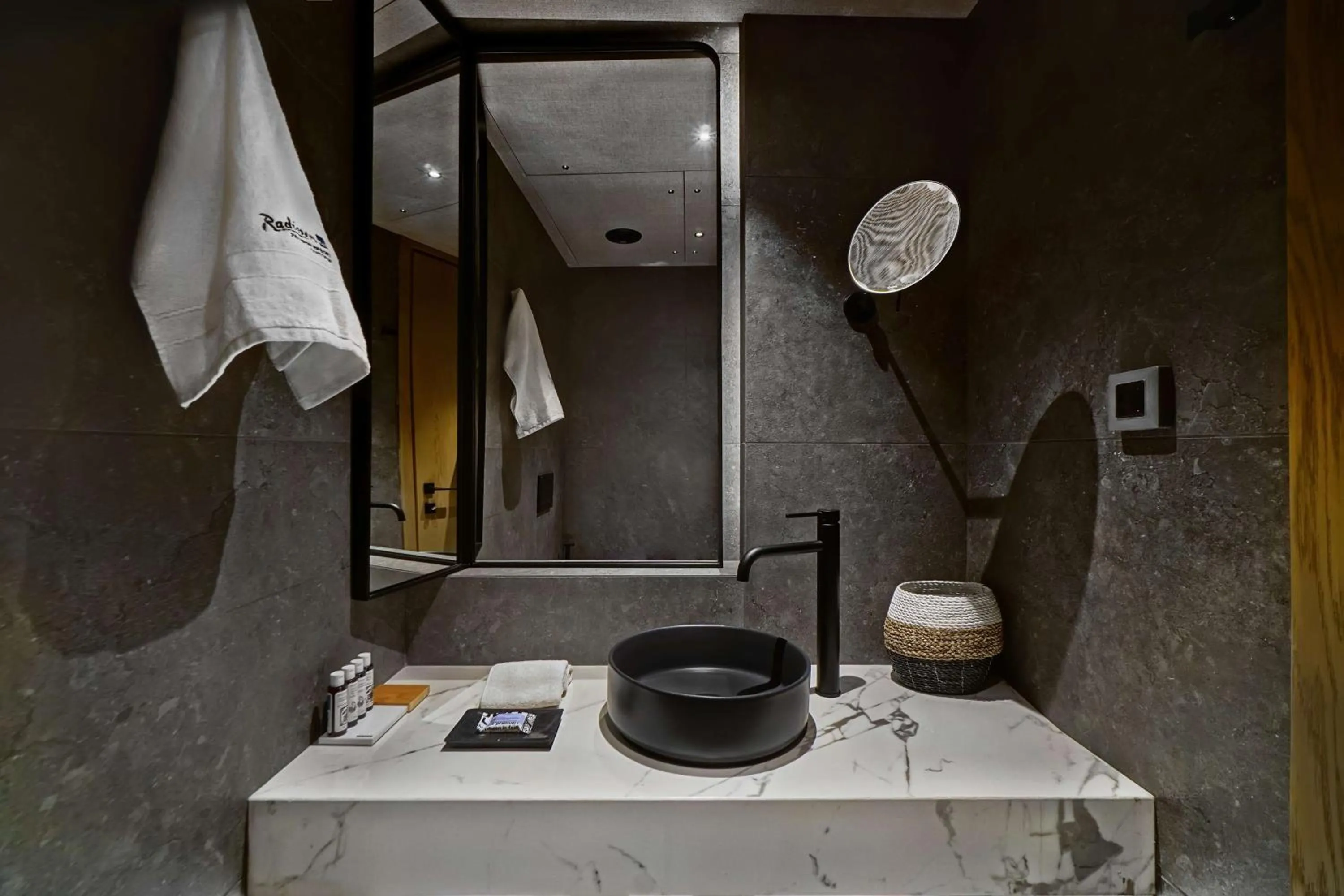 Bathroom in Radisson Blu Zaffron Resort, Santorini