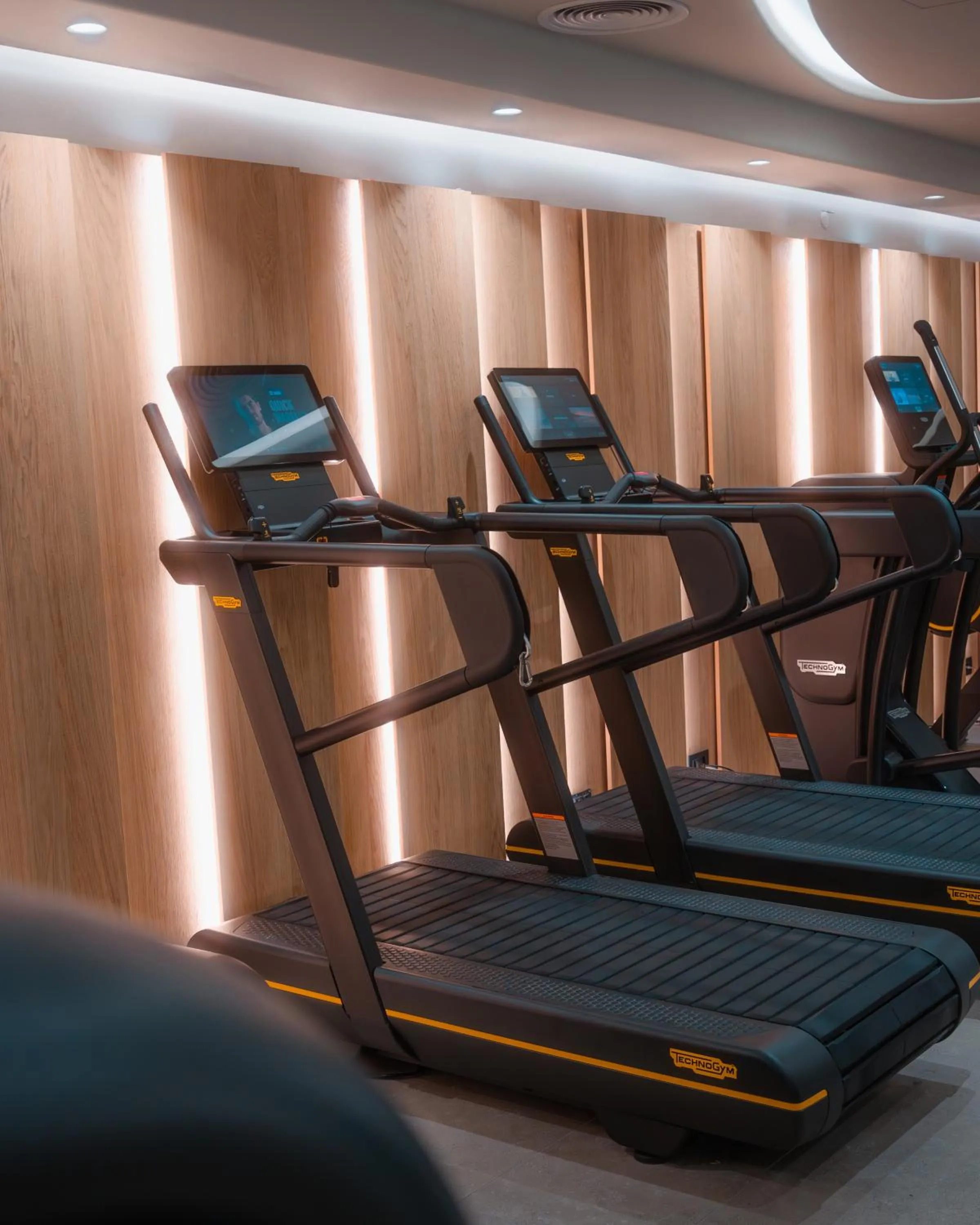 Fitness centre/facilities in Radisson Blu Zaffron Resort, Santorini