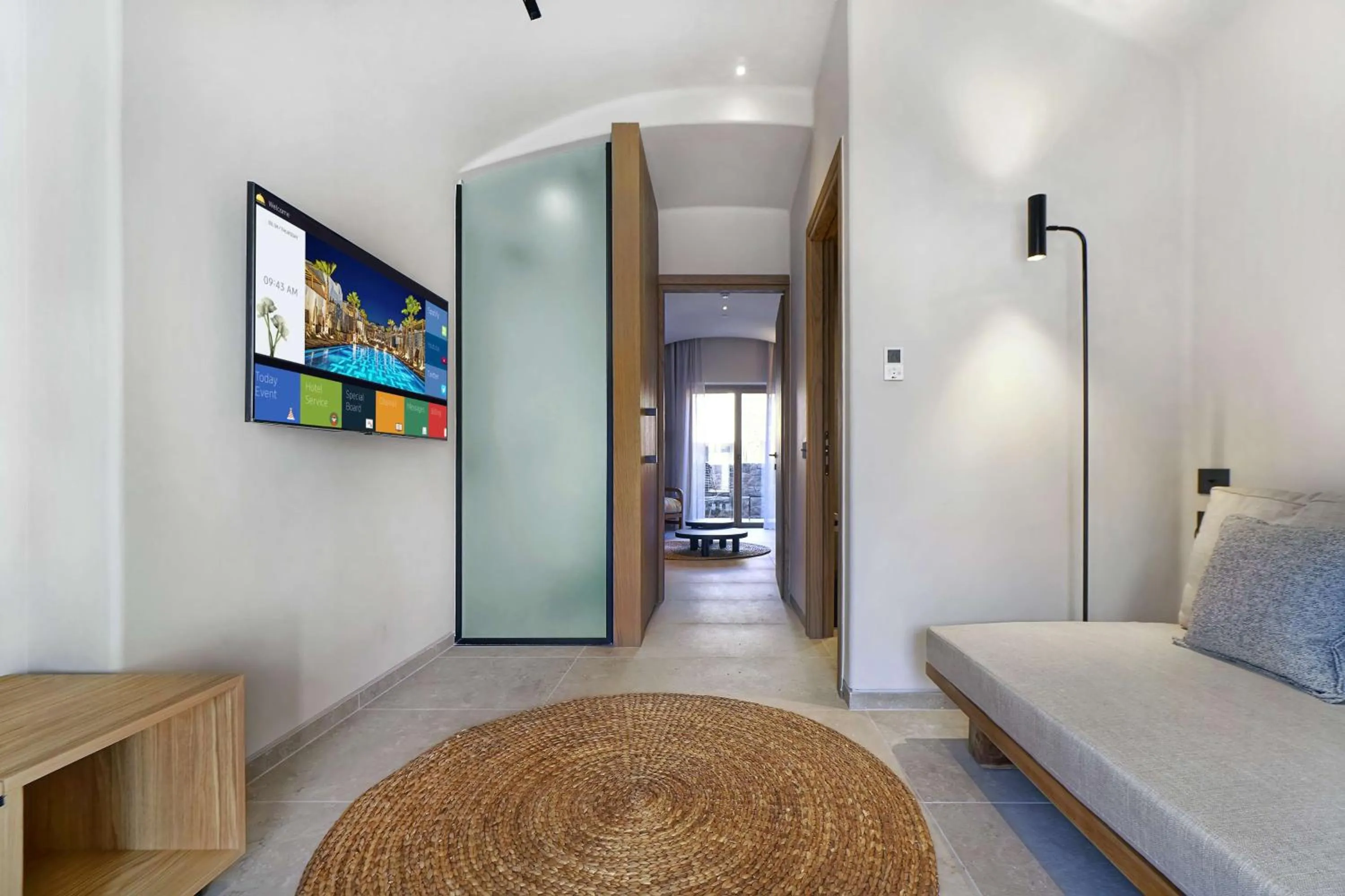 Photo of the whole room, Bed in Radisson Blu Zaffron Resort, Santorini