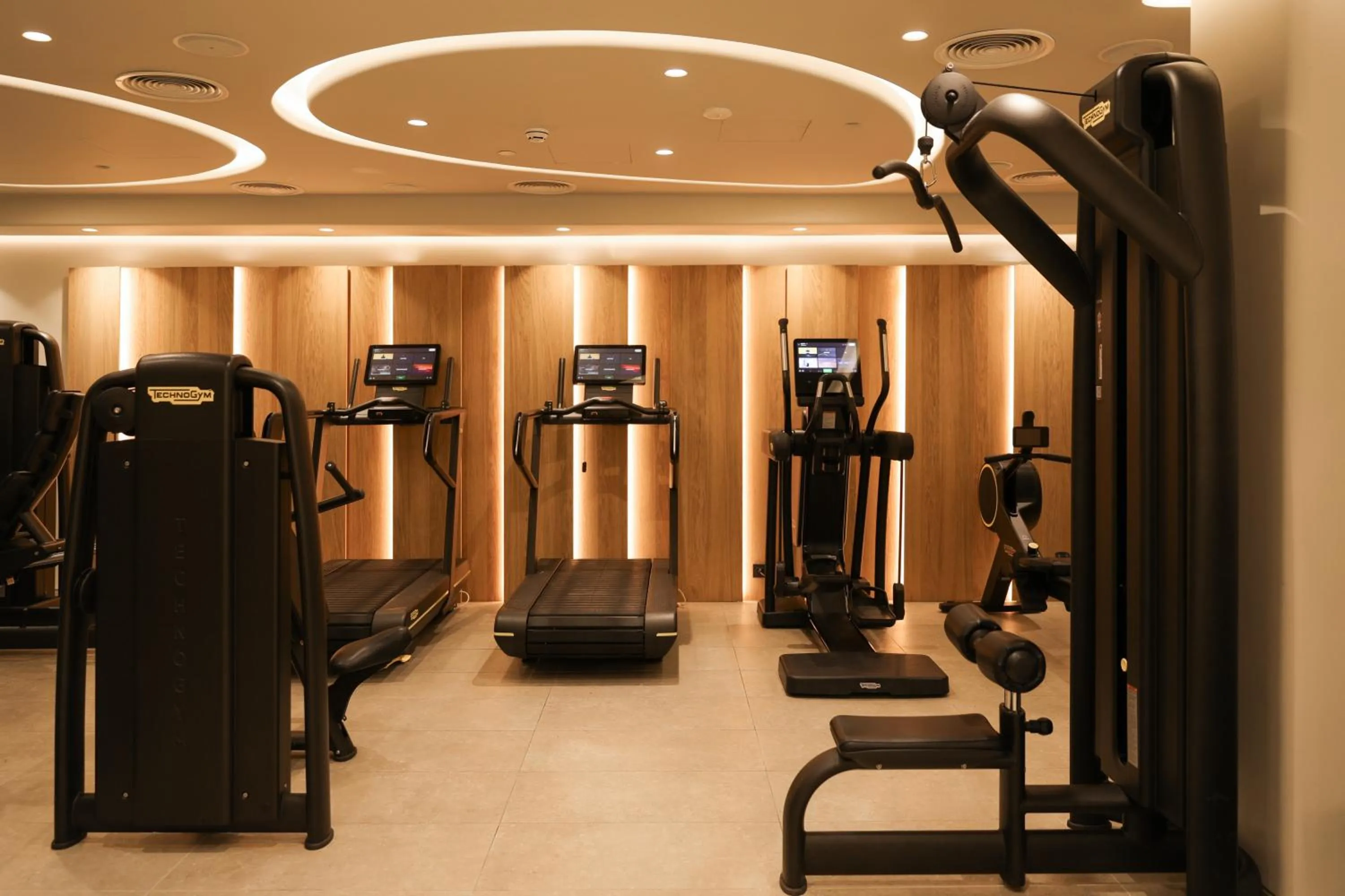 Fitness centre/facilities in Radisson Blu Zaffron Resort, Santorini