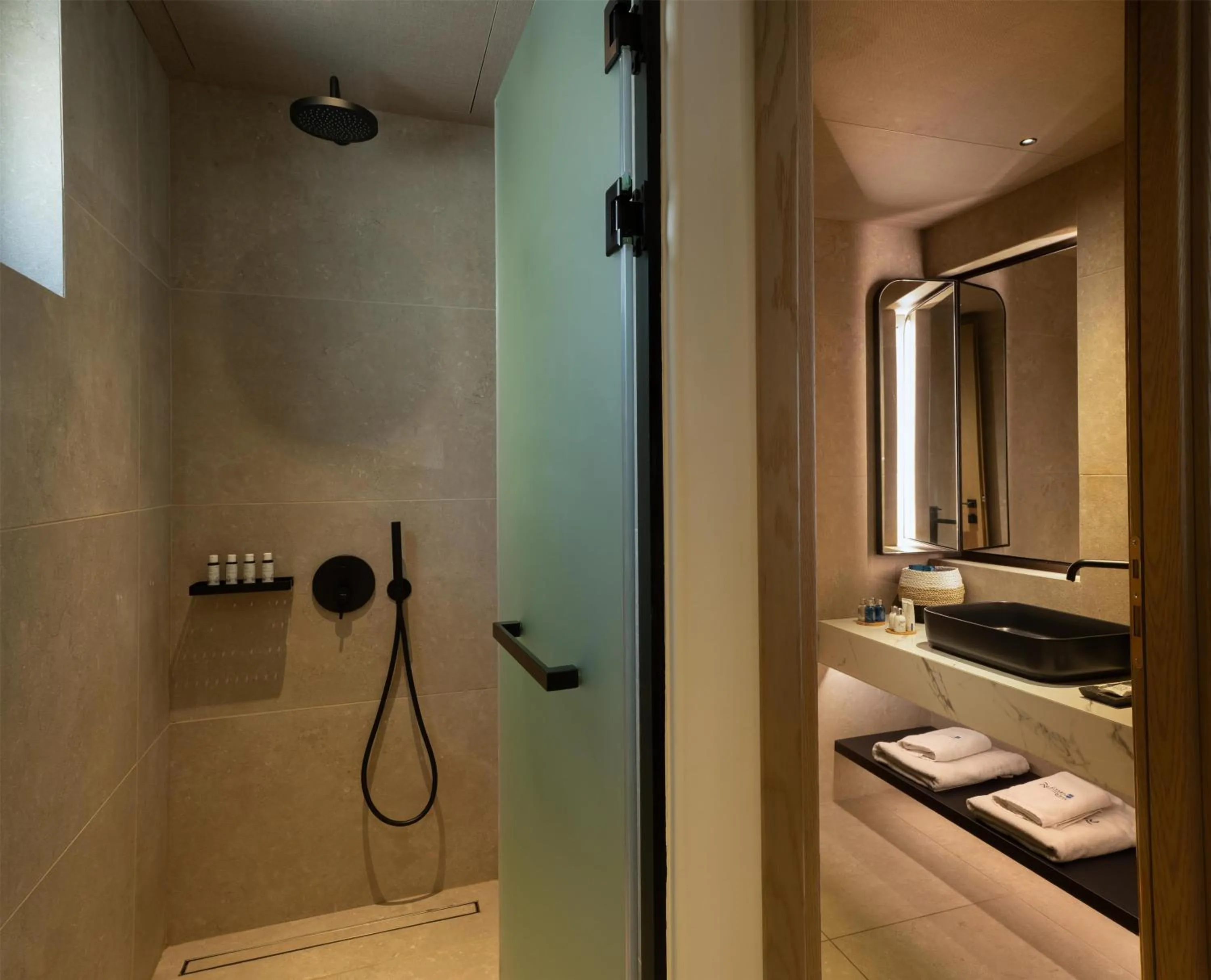 Bathroom in Radisson Blu Zaffron Resort, Santorini