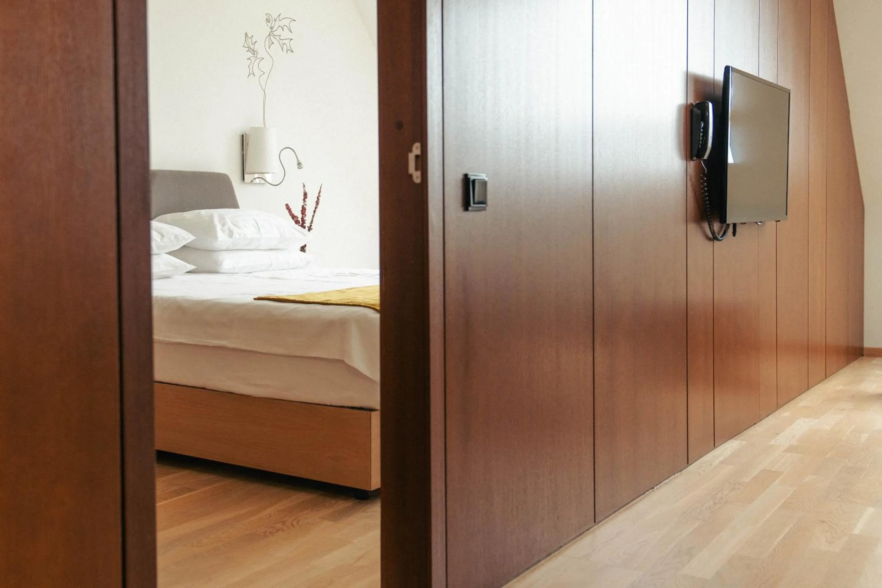 Bed in Mana Suites & Sea SPA