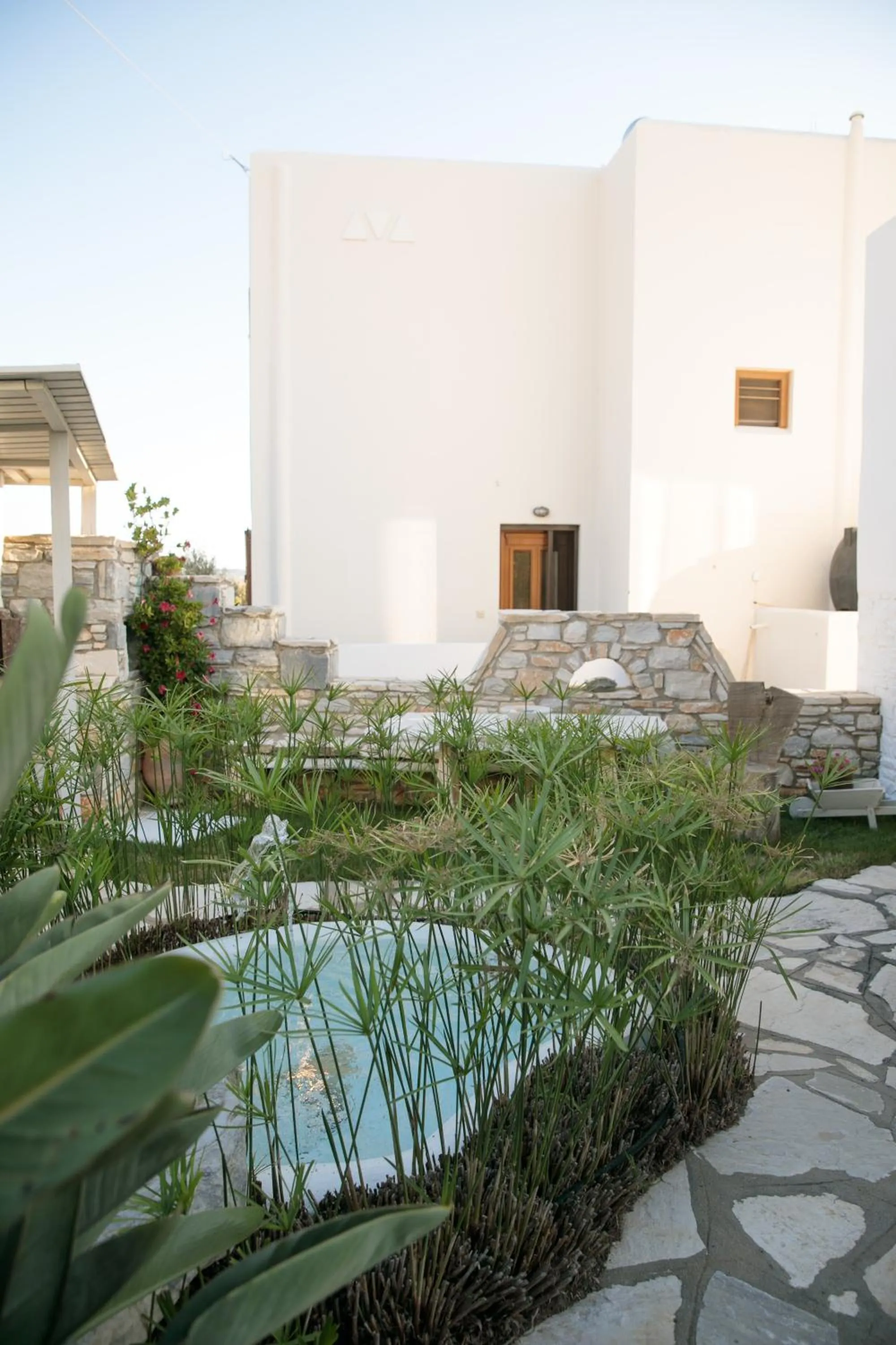 Garden in Aeolos Villas Sustainable Living