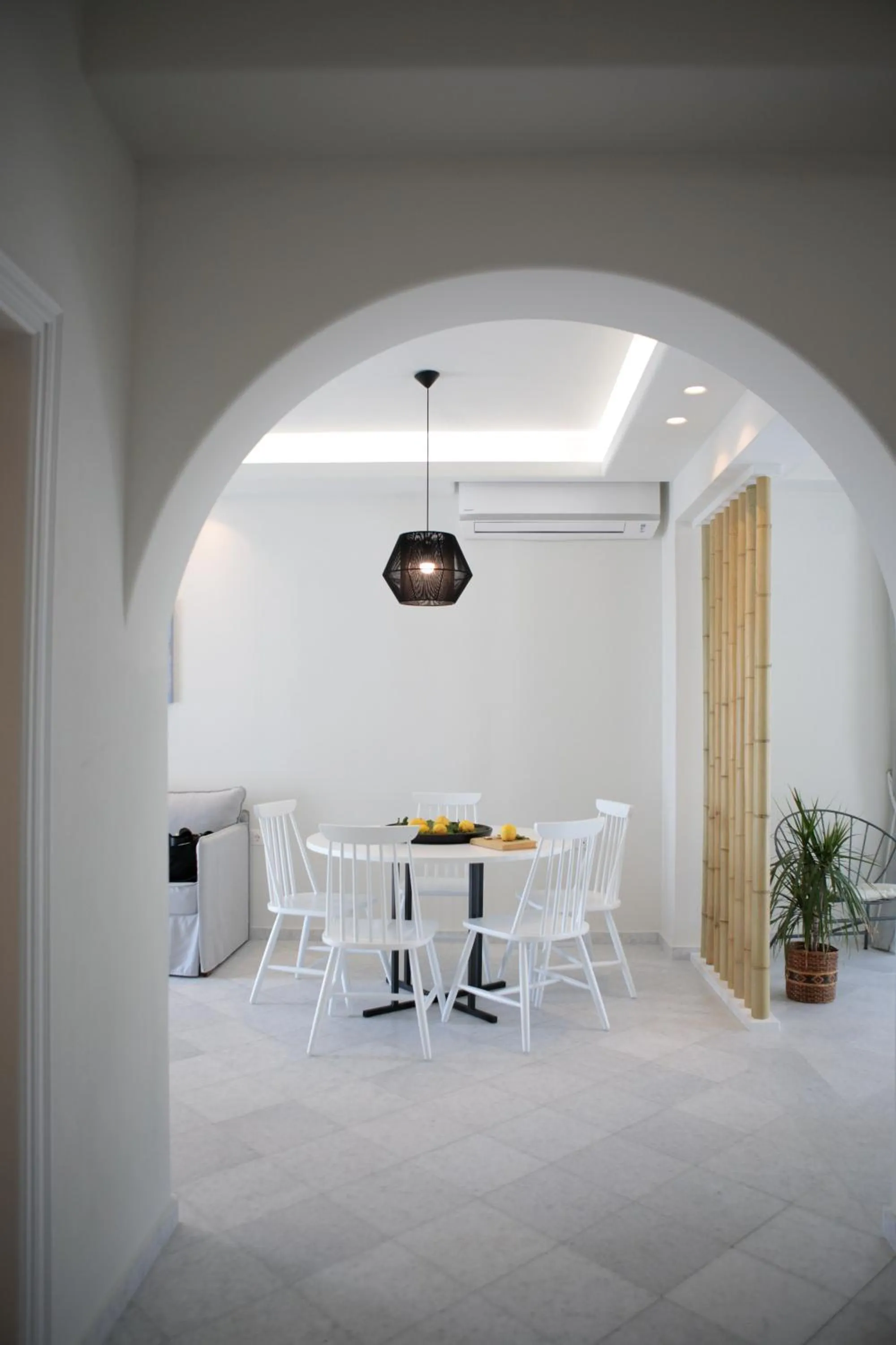 Dining area in Aeolos Villas Sustainable Living