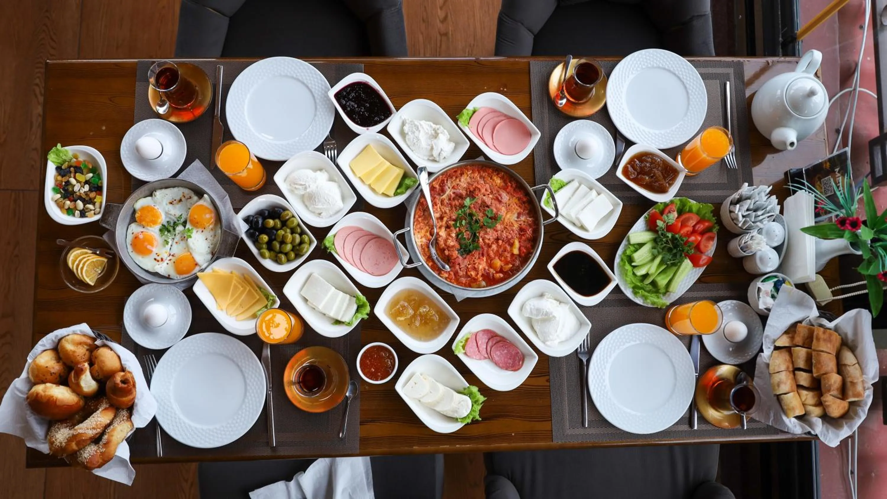 Breakfast in Sheki Palace Hotel