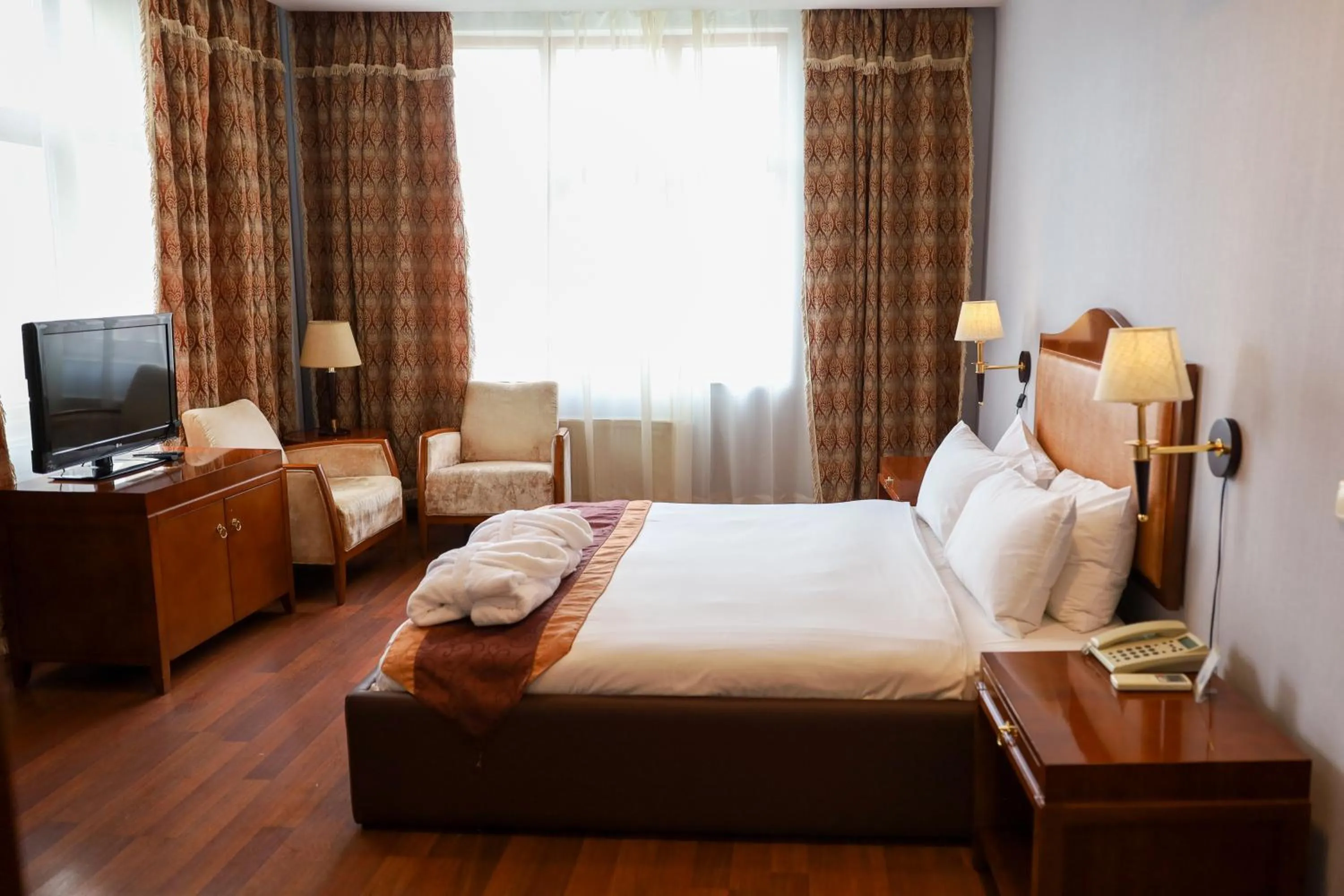 Bedroom, Bed in Sheki Palace Hotel