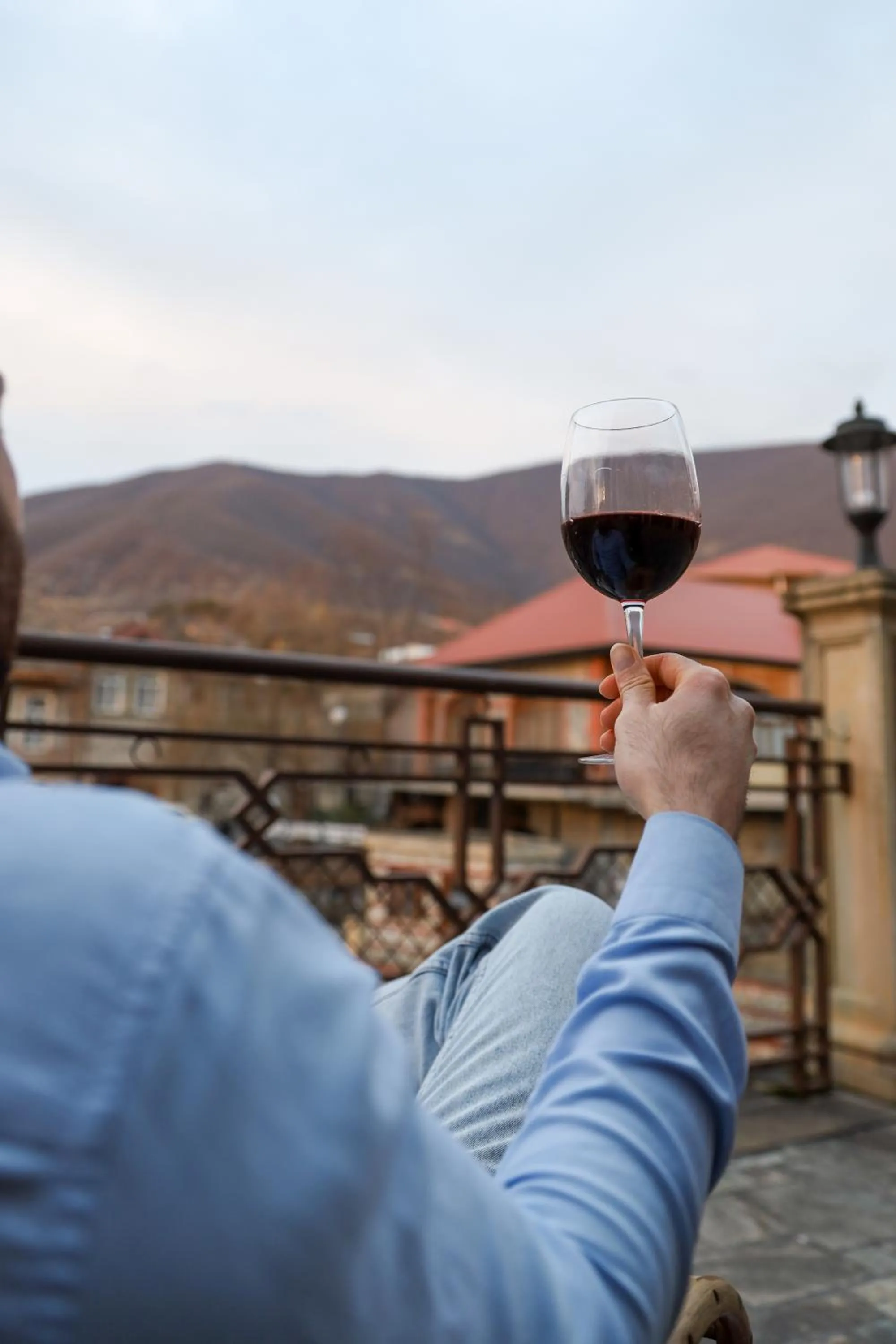 Drinks in Sheki Palace Hotel