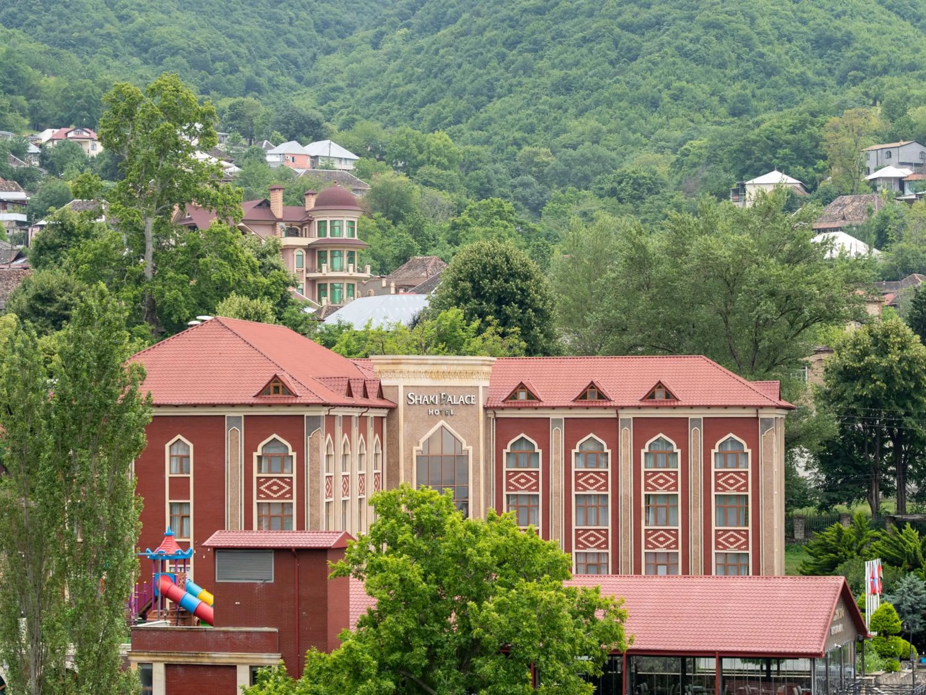 Property building in Sheki Palace Hotel