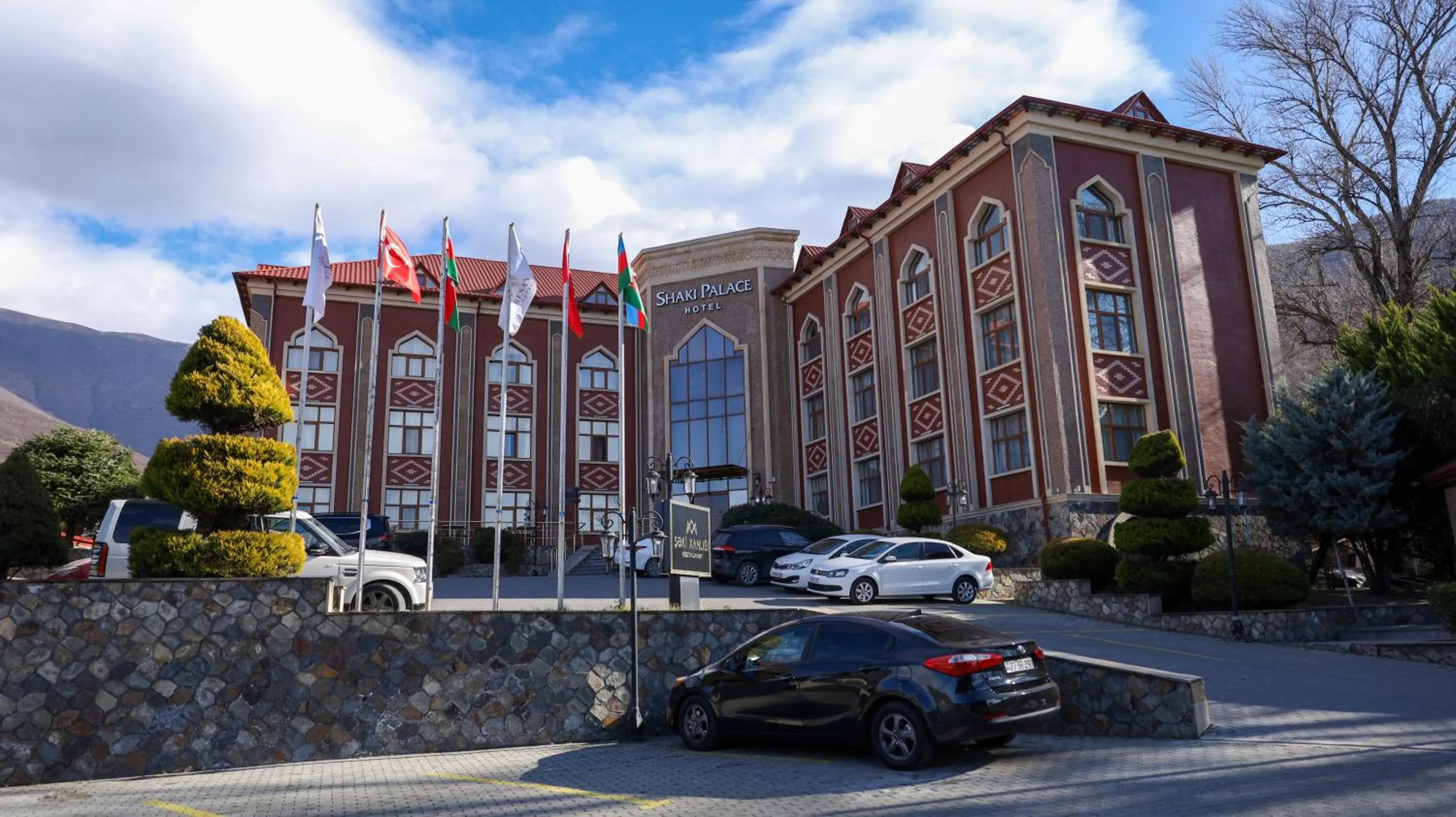 Property building in Sheki Palace Hotel