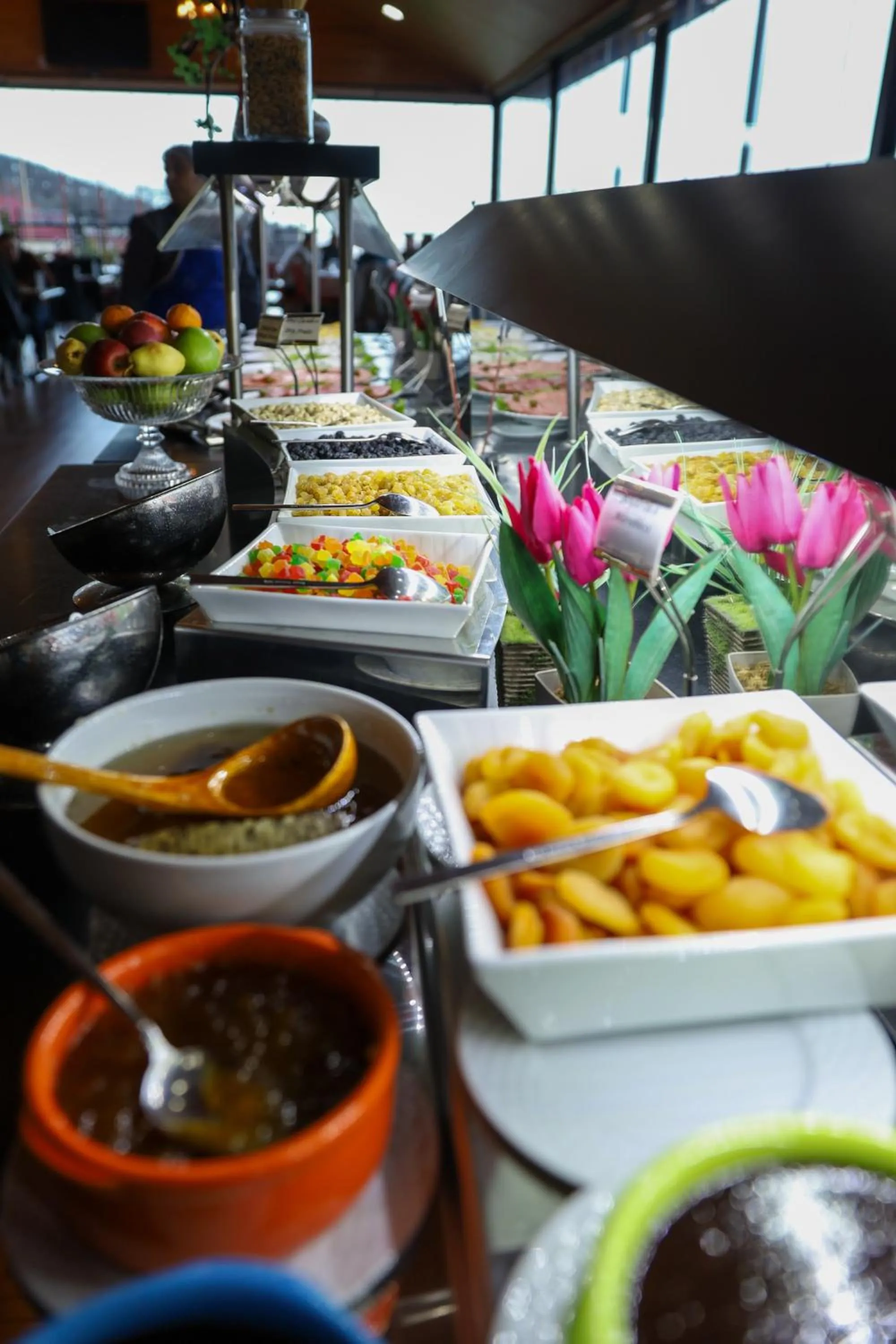 Buffet breakfast in Sheki Palace Hotel