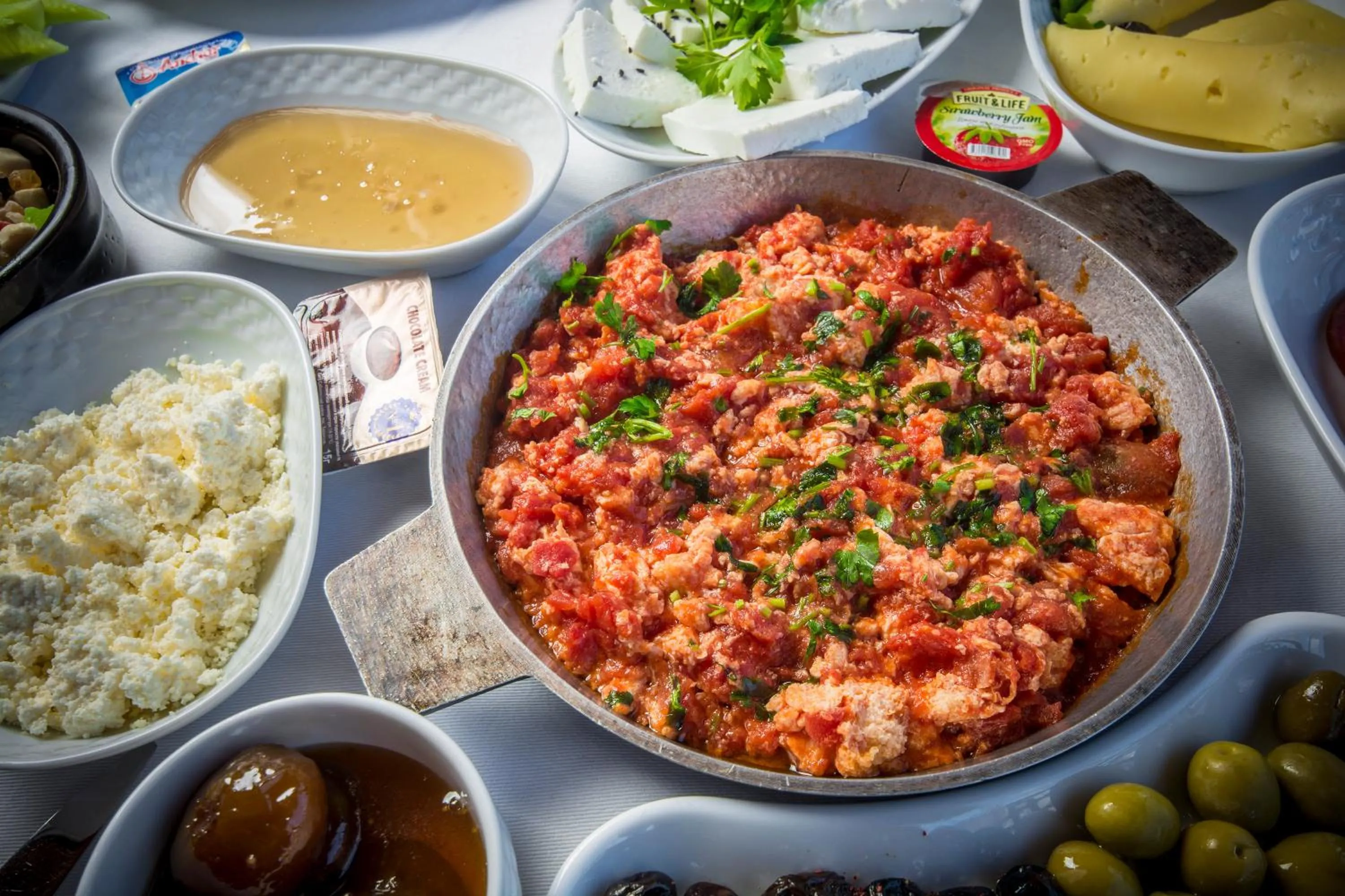 Breakfast in Sheki Palace Hotel