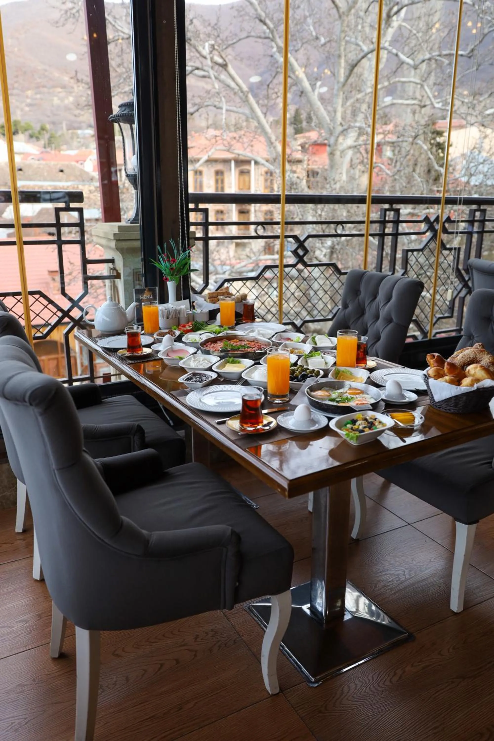 Breakfast in Sheki Palace Hotel