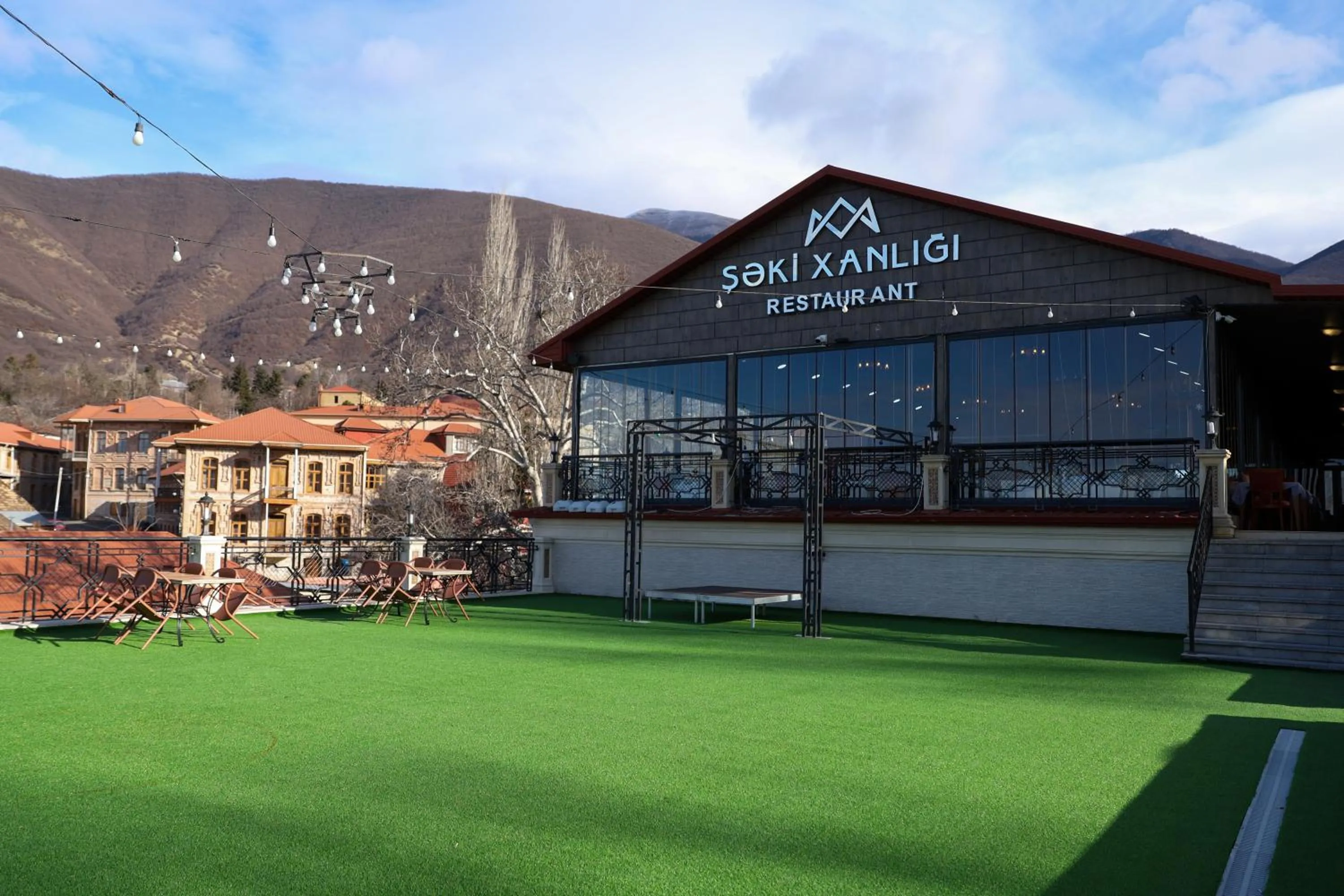 Mountain view in Sheki Palace Hotel