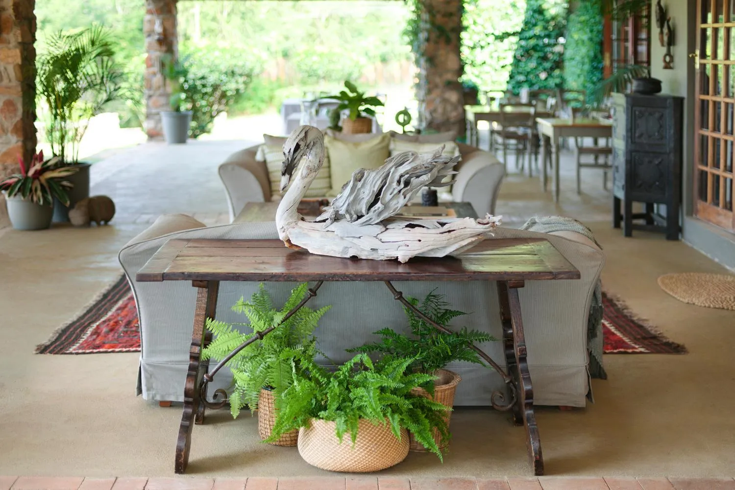 Patio in Tomjachu Bush Retreat