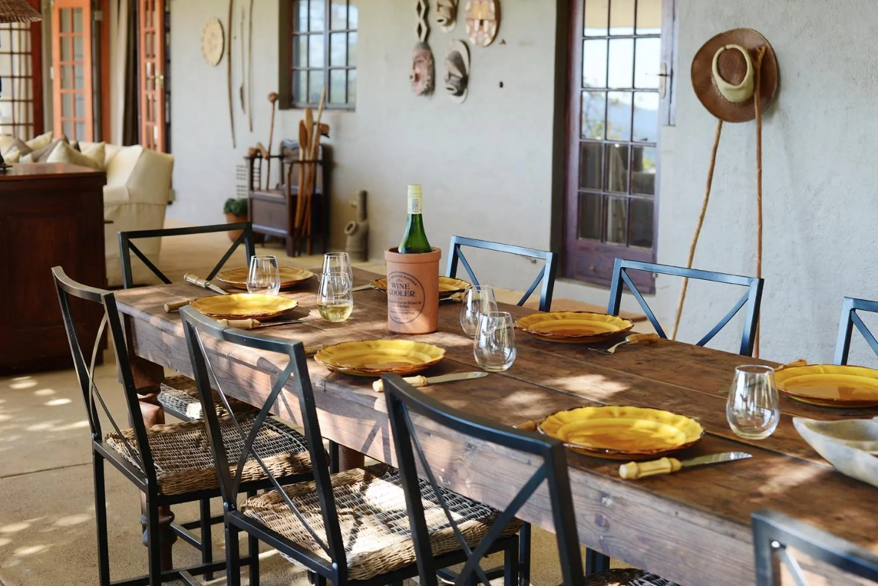 Patio in Tomjachu Bush Retreat