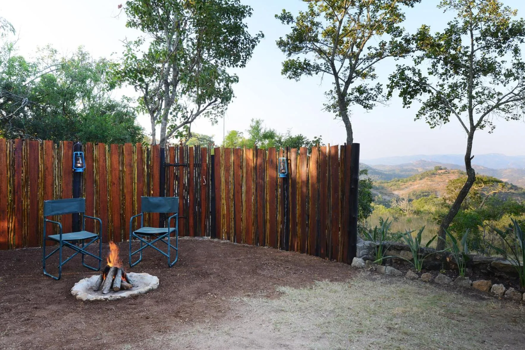 Patio in Tomjachu Bush Retreat