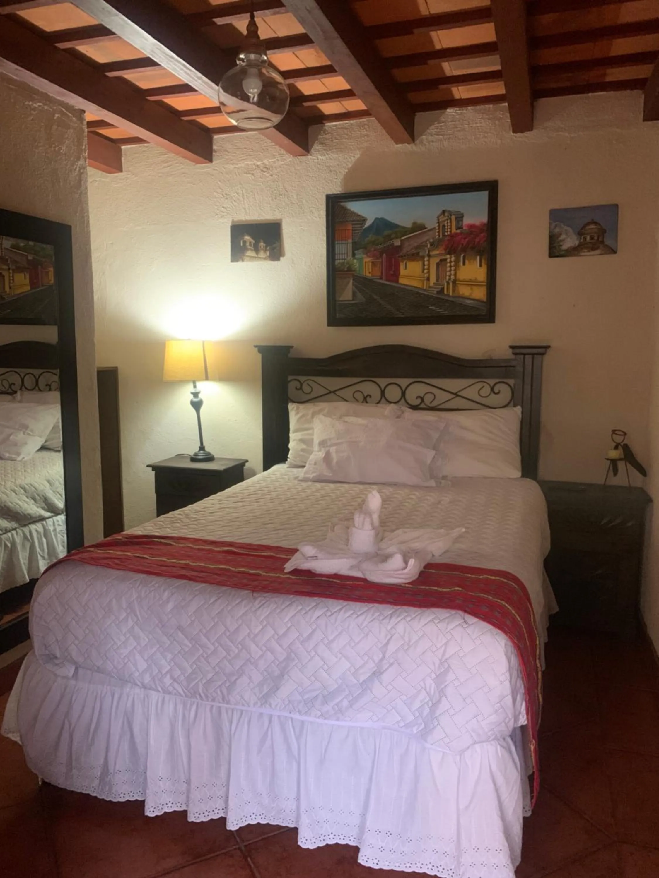 Bed in Hotel Mansion Del Rey