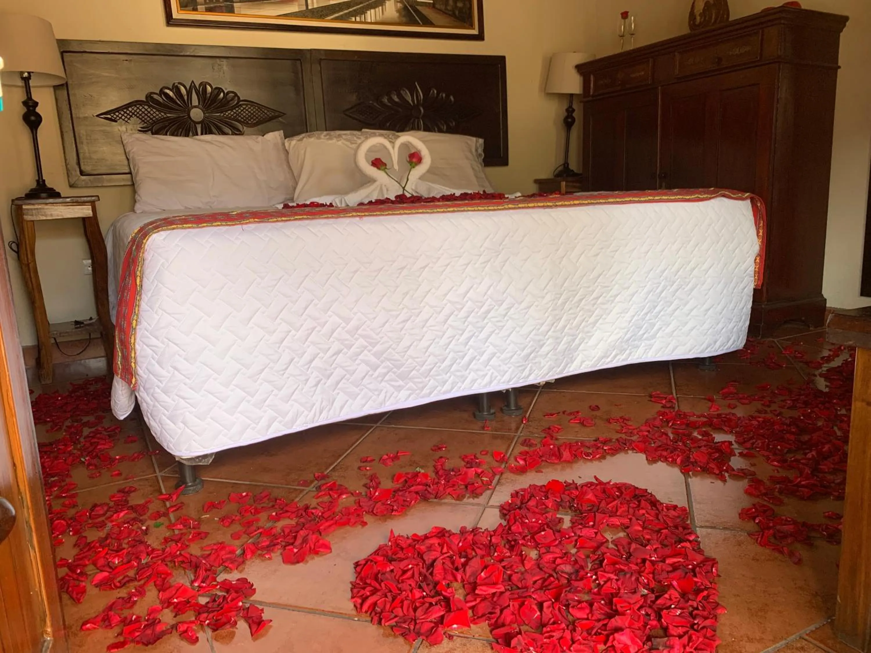 Bed in Hotel Mansion Del Rey