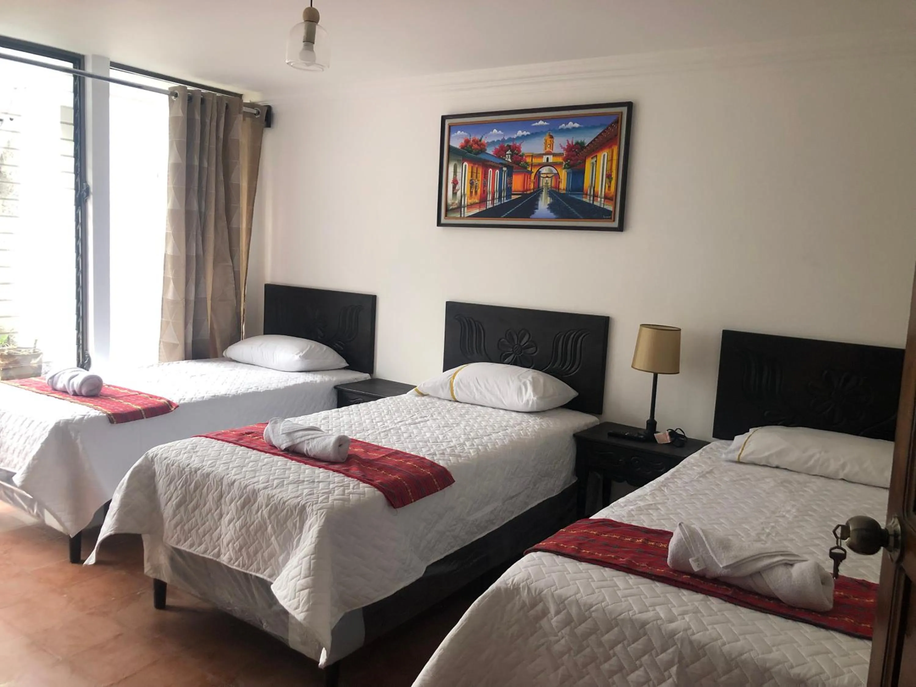 Bed in Hotel Mansion Del Rey