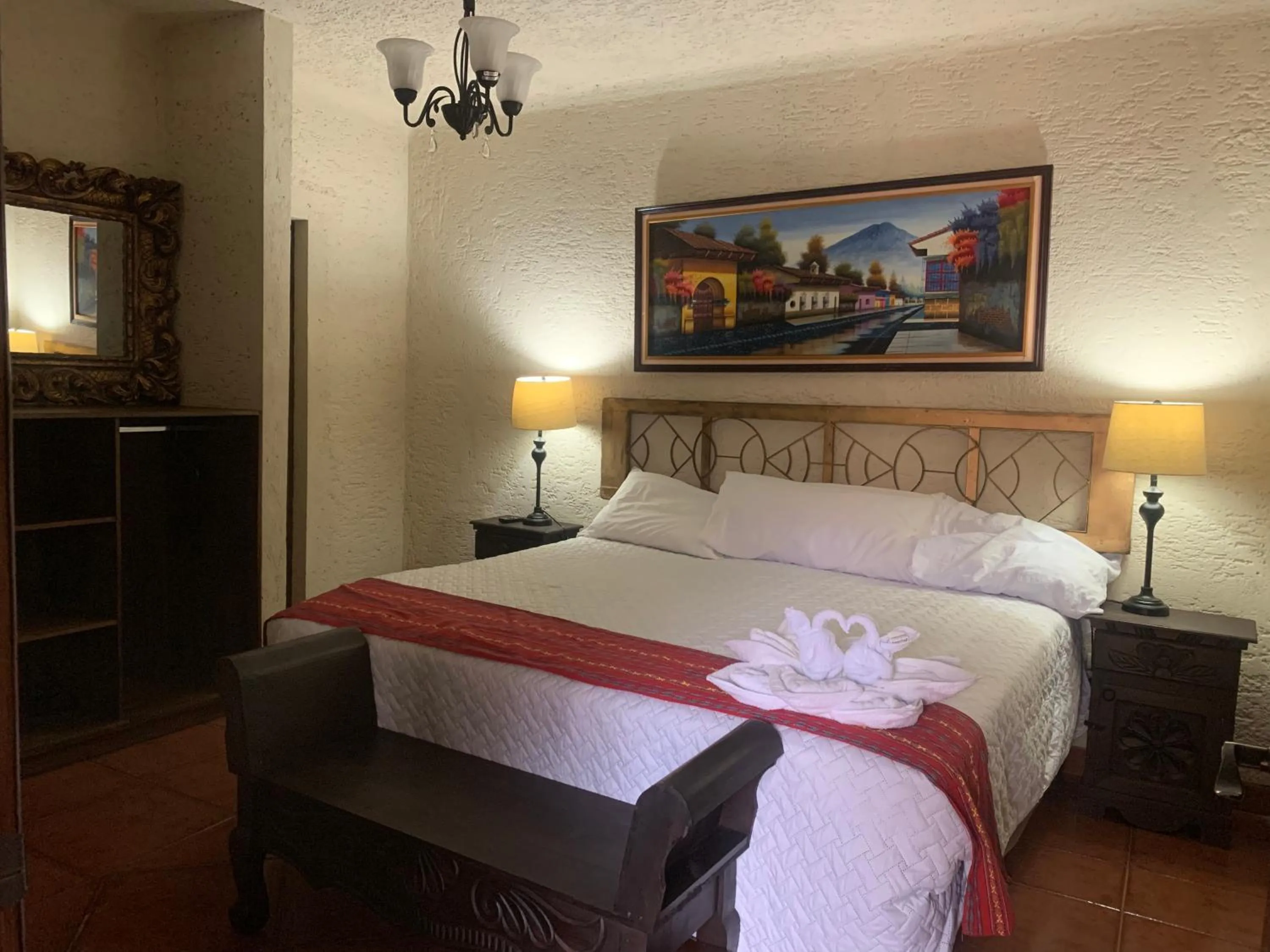 Bed in Hotel Mansion Del Rey