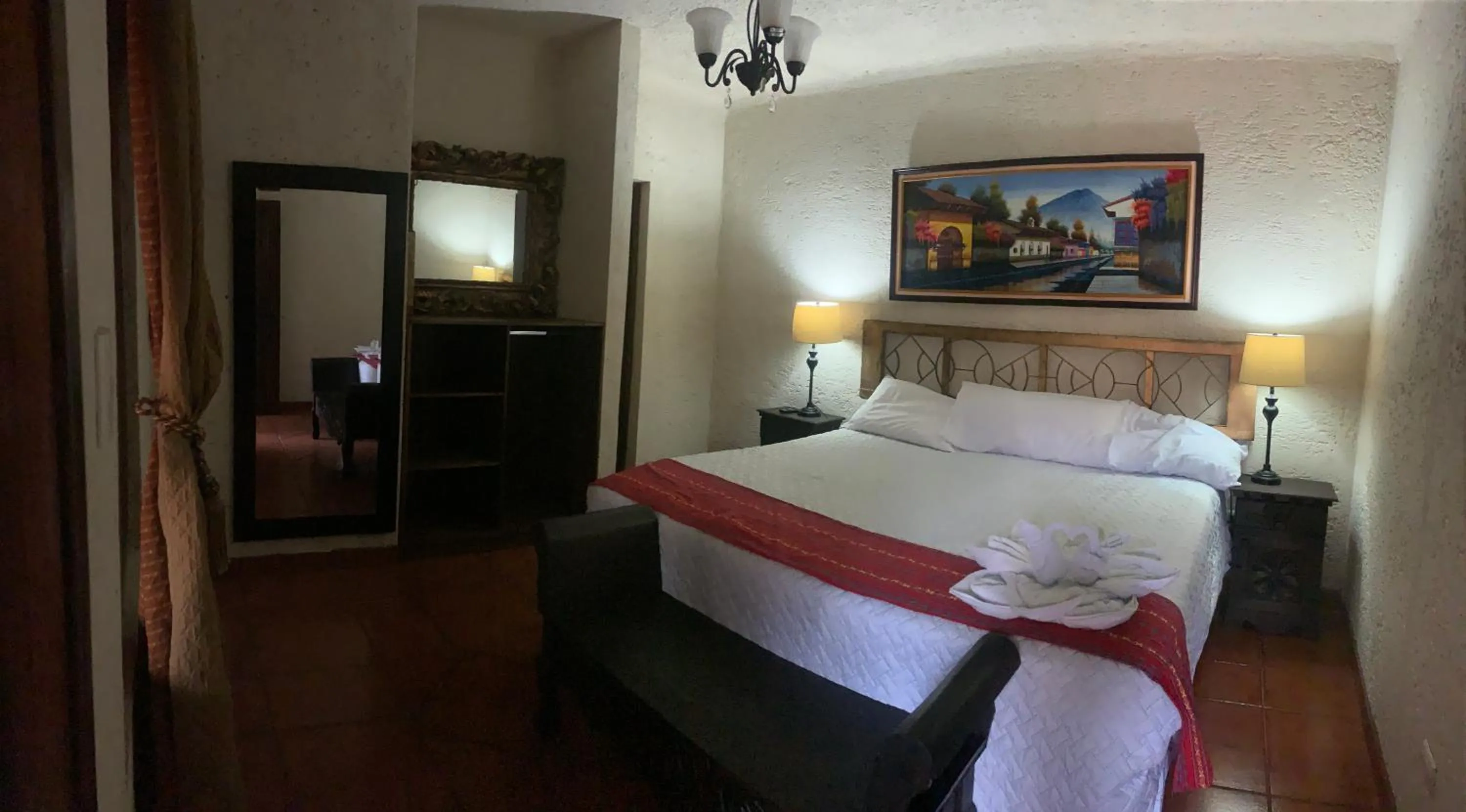 Bed in Hotel Mansion Del Rey