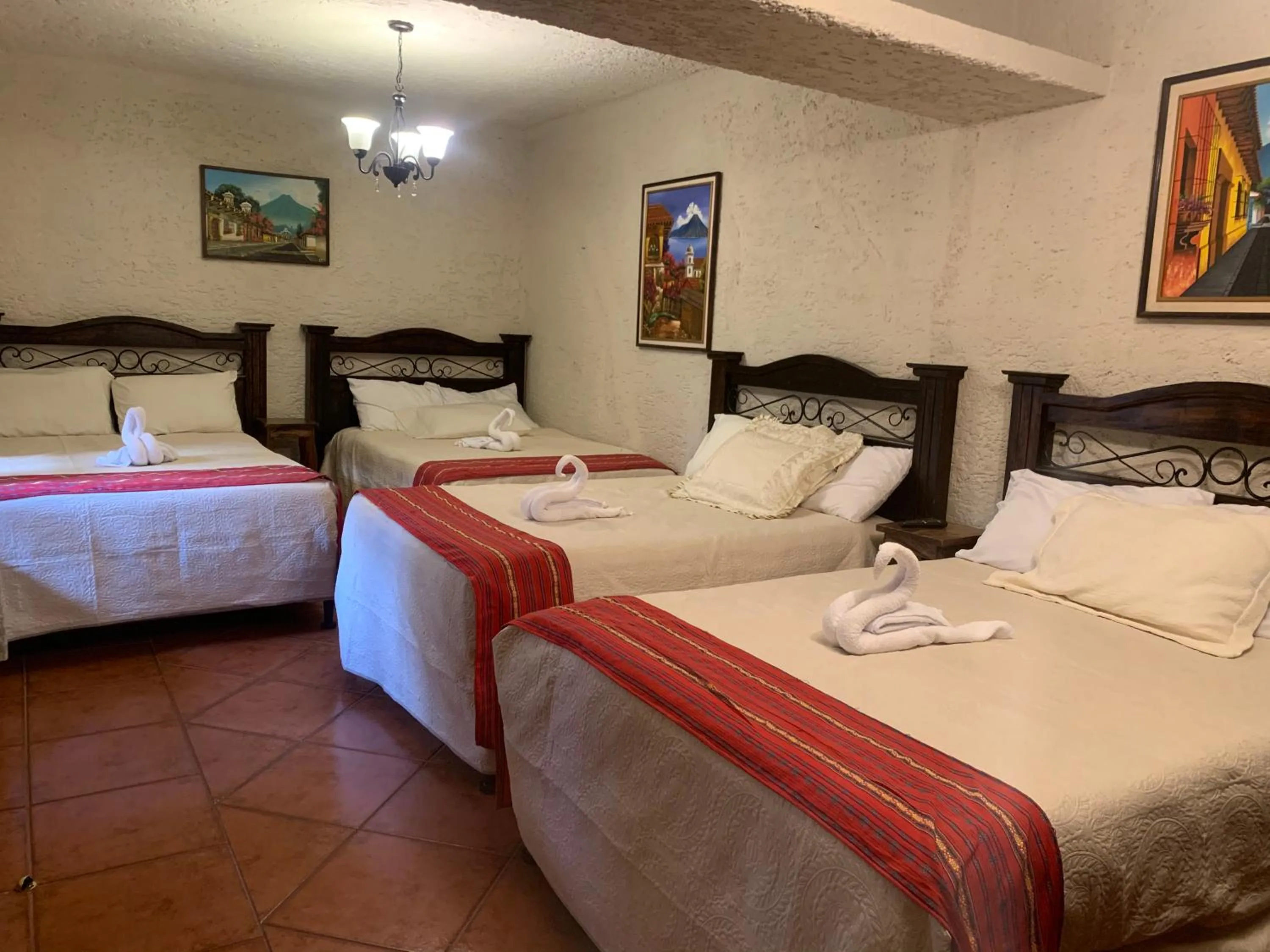 Bed in Hotel Mansion Del Rey