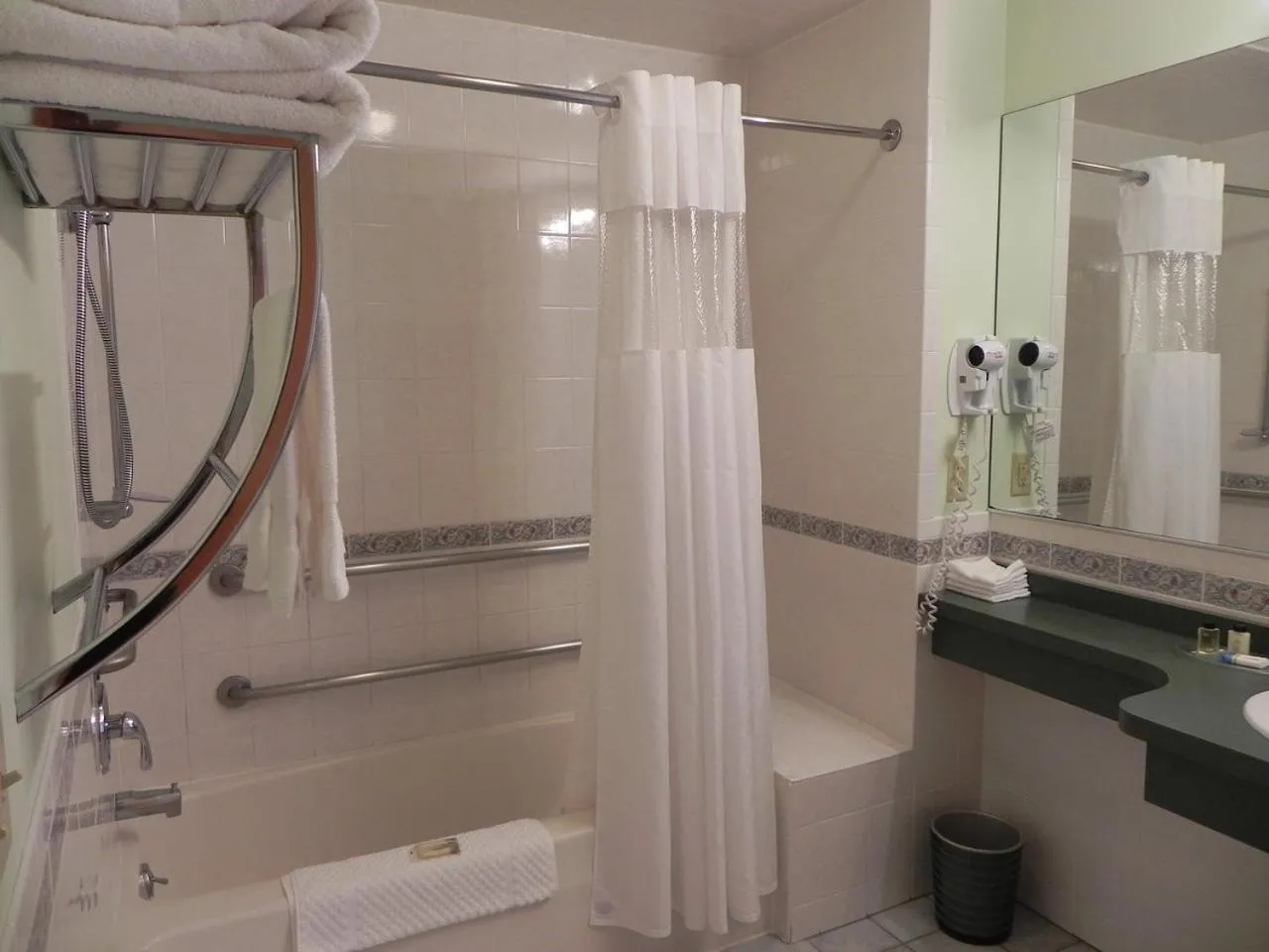 Bathroom in Mohican Resort Motel, Conveniently located to all Lake George attractions