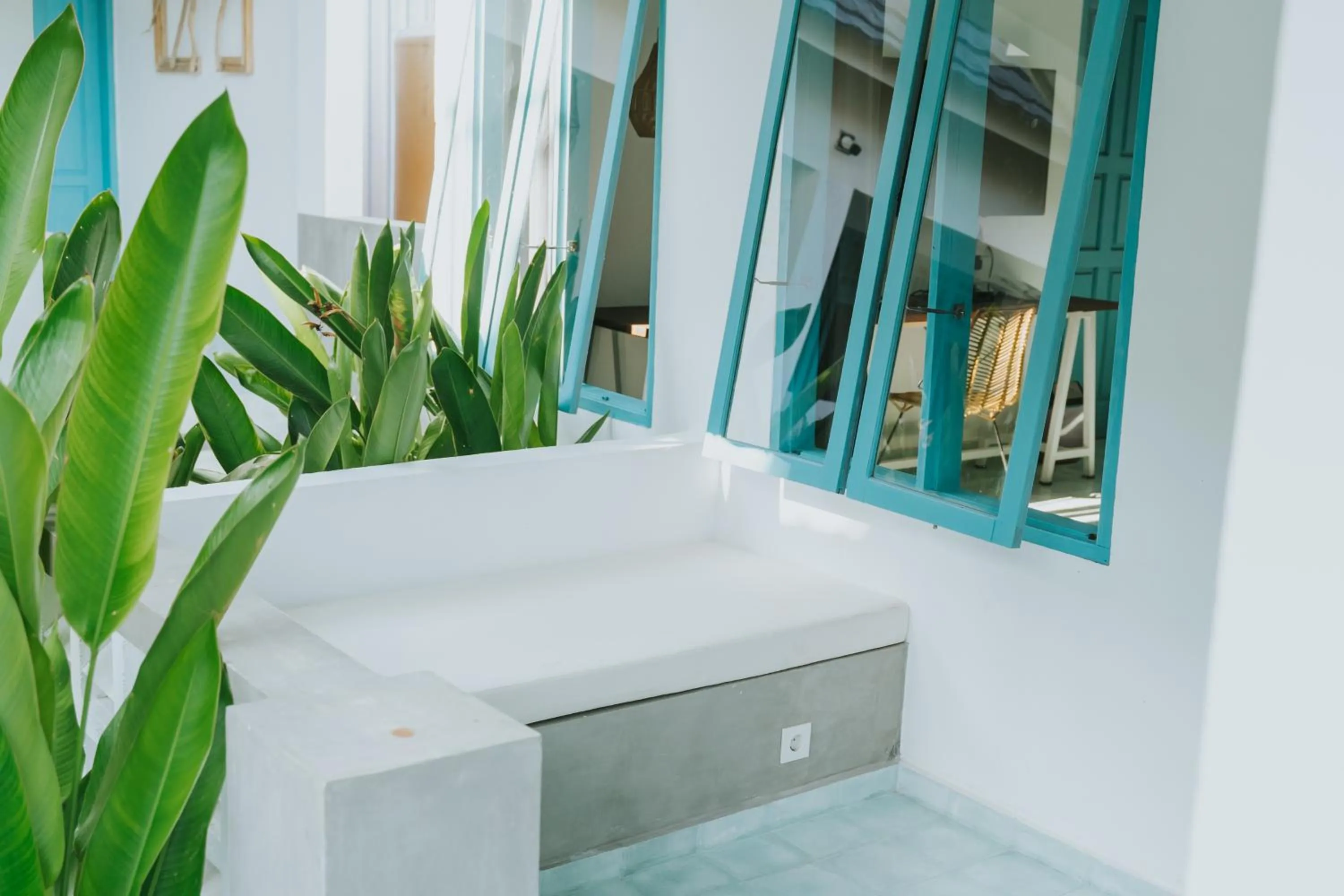 Balcony/Terrace, Bed in Birru Inn