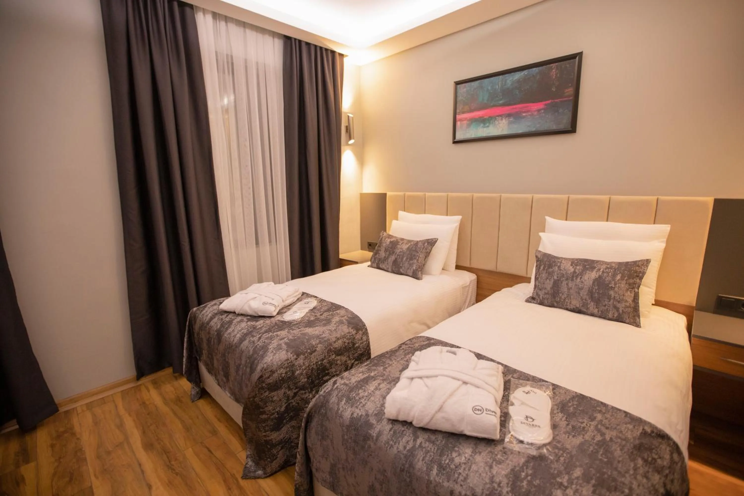 Bed in Divares Luxury Hotel