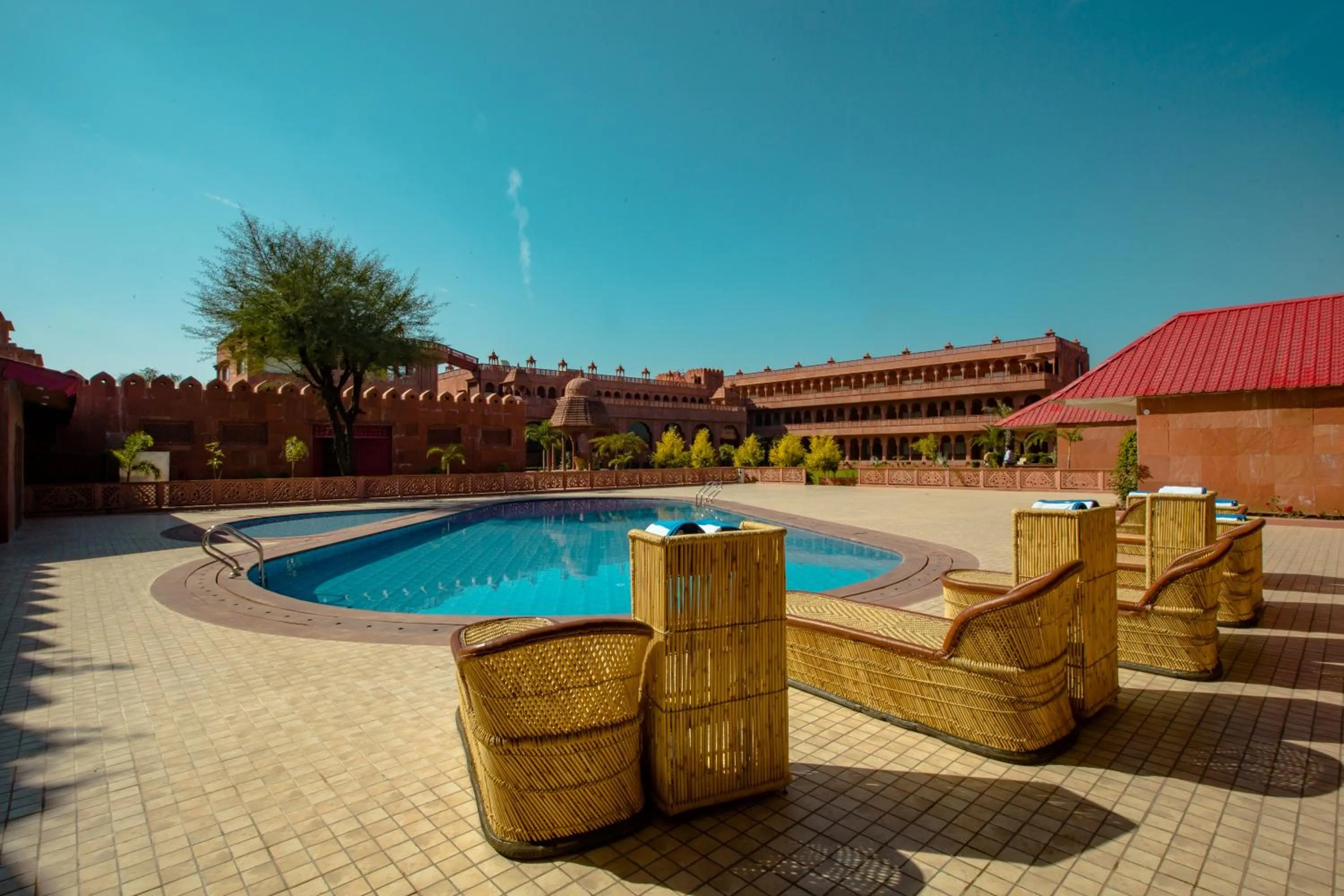 Swimming pool in Puratan Qila