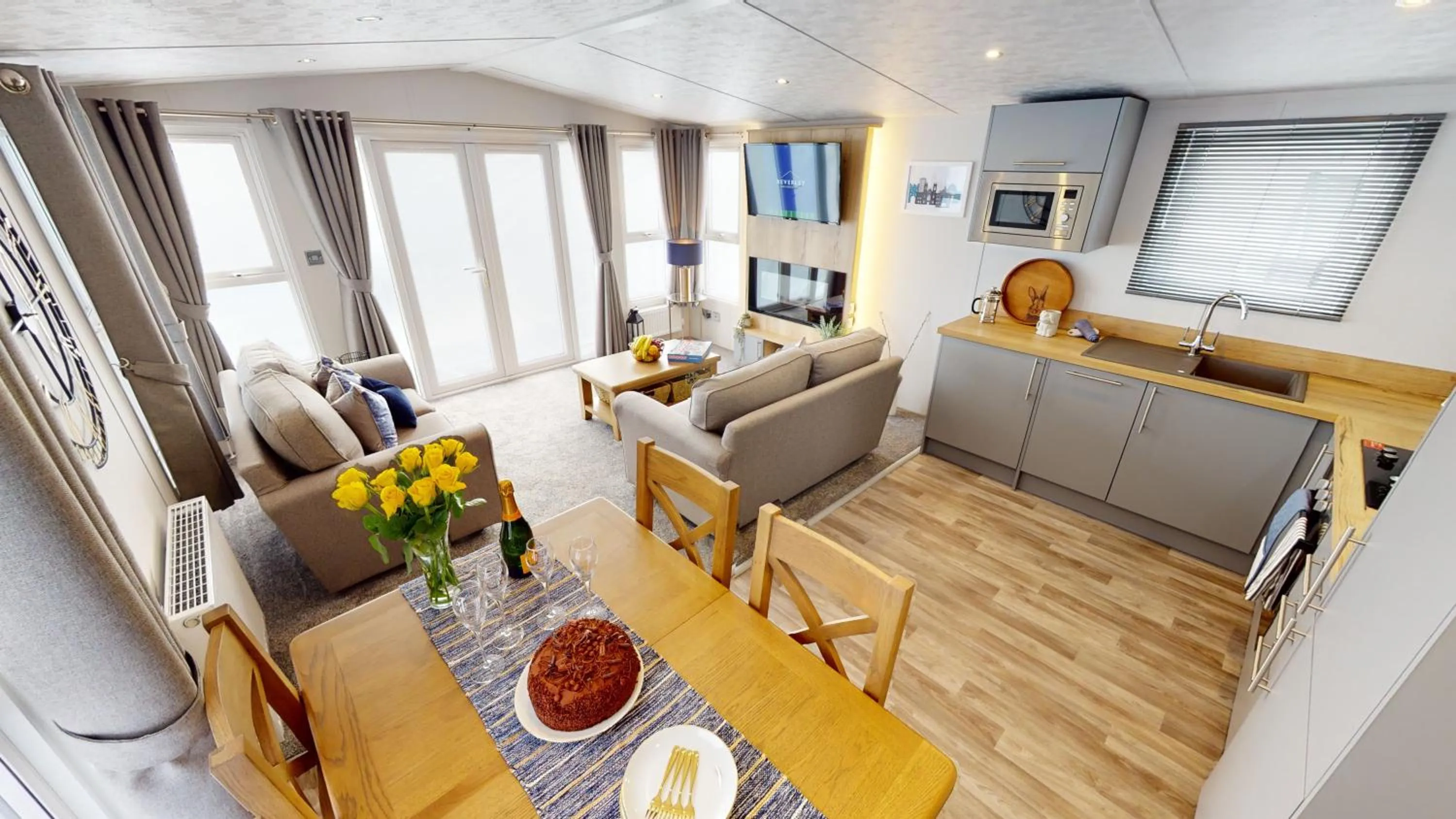 Kitchen or kitchenette in Sure Studio by Best Western Brackenborough Lakes & Resort