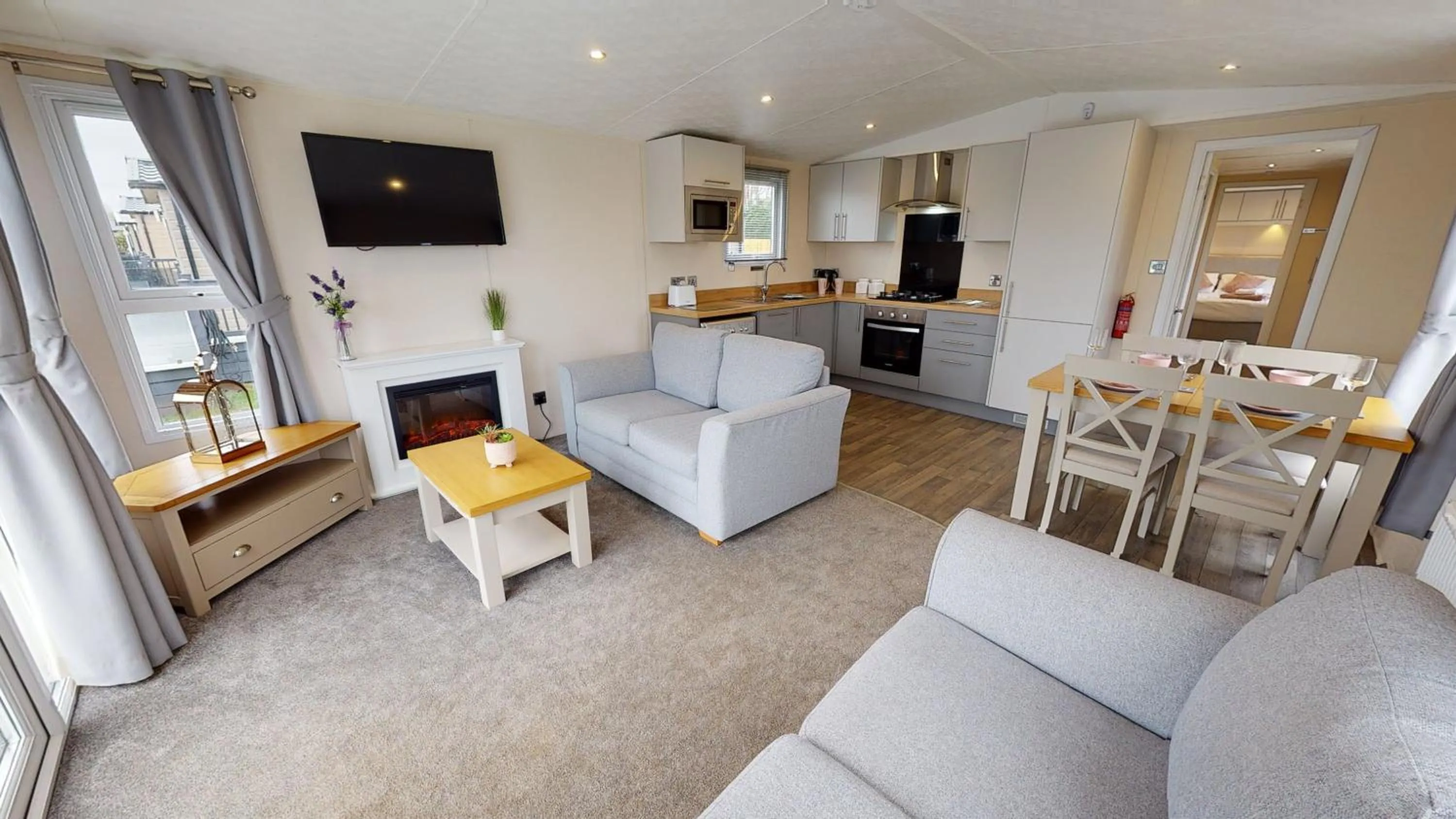 Kitchen or kitchenette in Sure Studio by Best Western Brackenborough Lakes & Resort