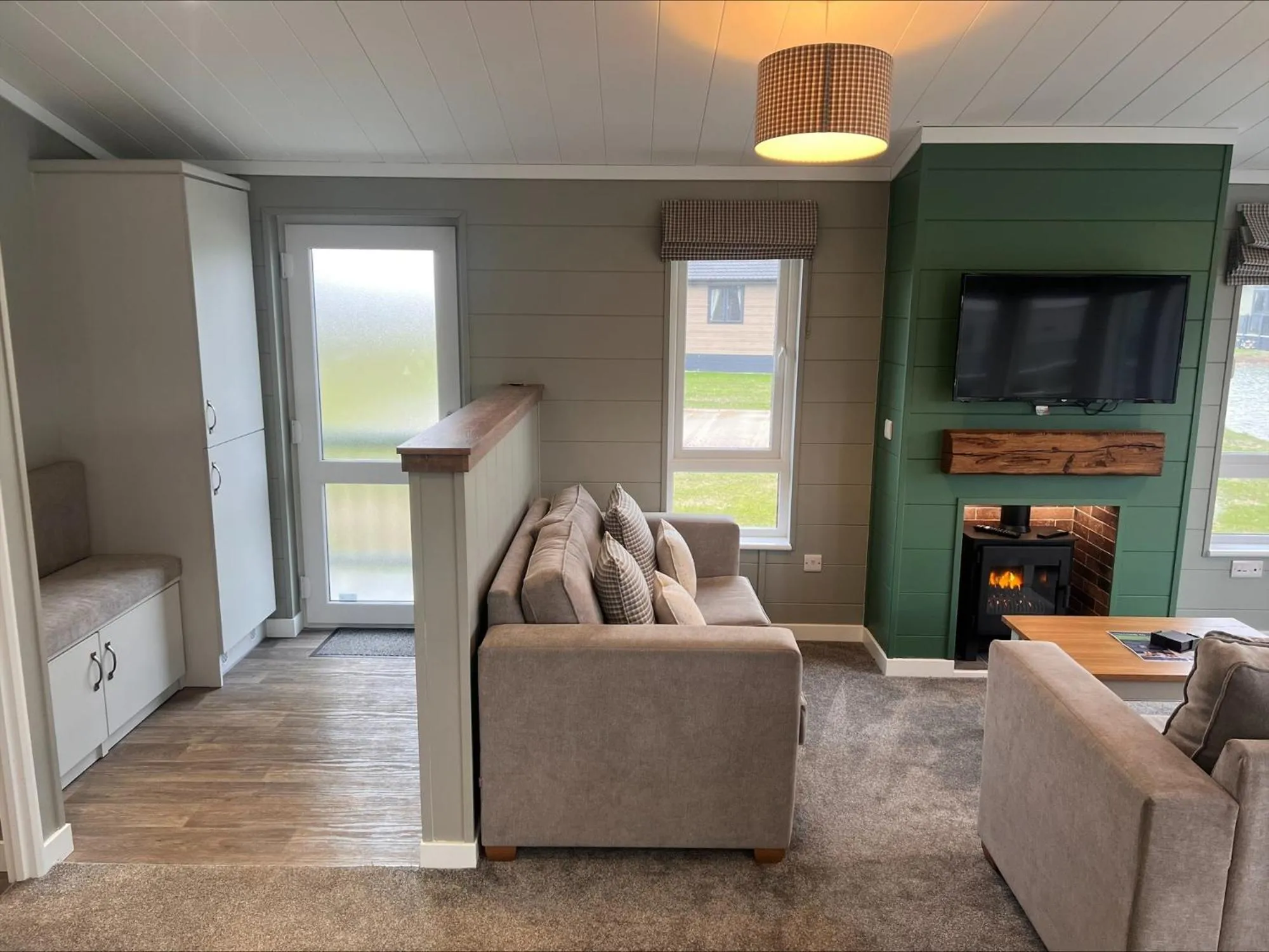 Living room in Sure Studio by Best Western Brackenborough Lakes & Resort