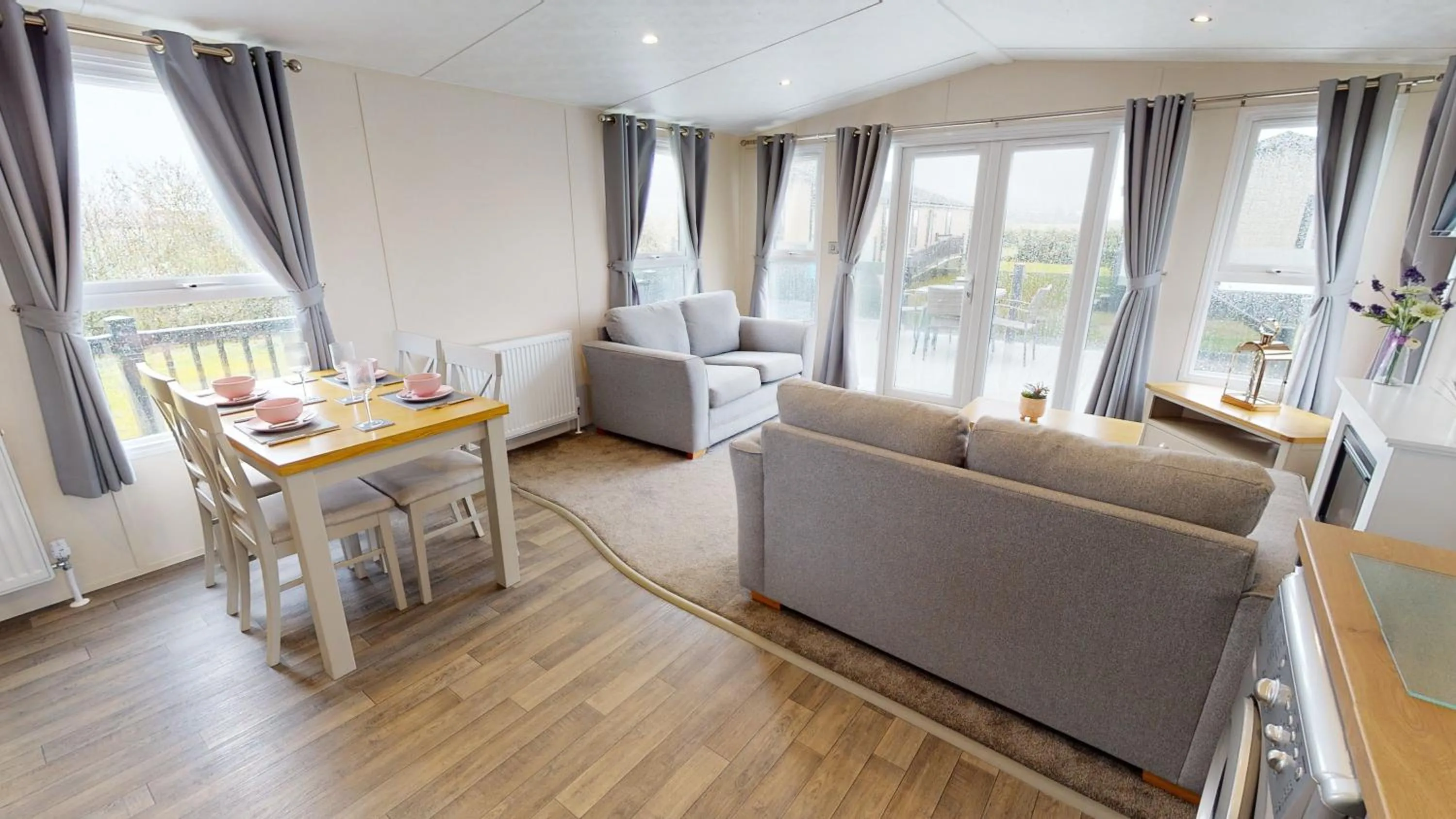 Living room in Sure Studio by Best Western Brackenborough Lakes & Resort