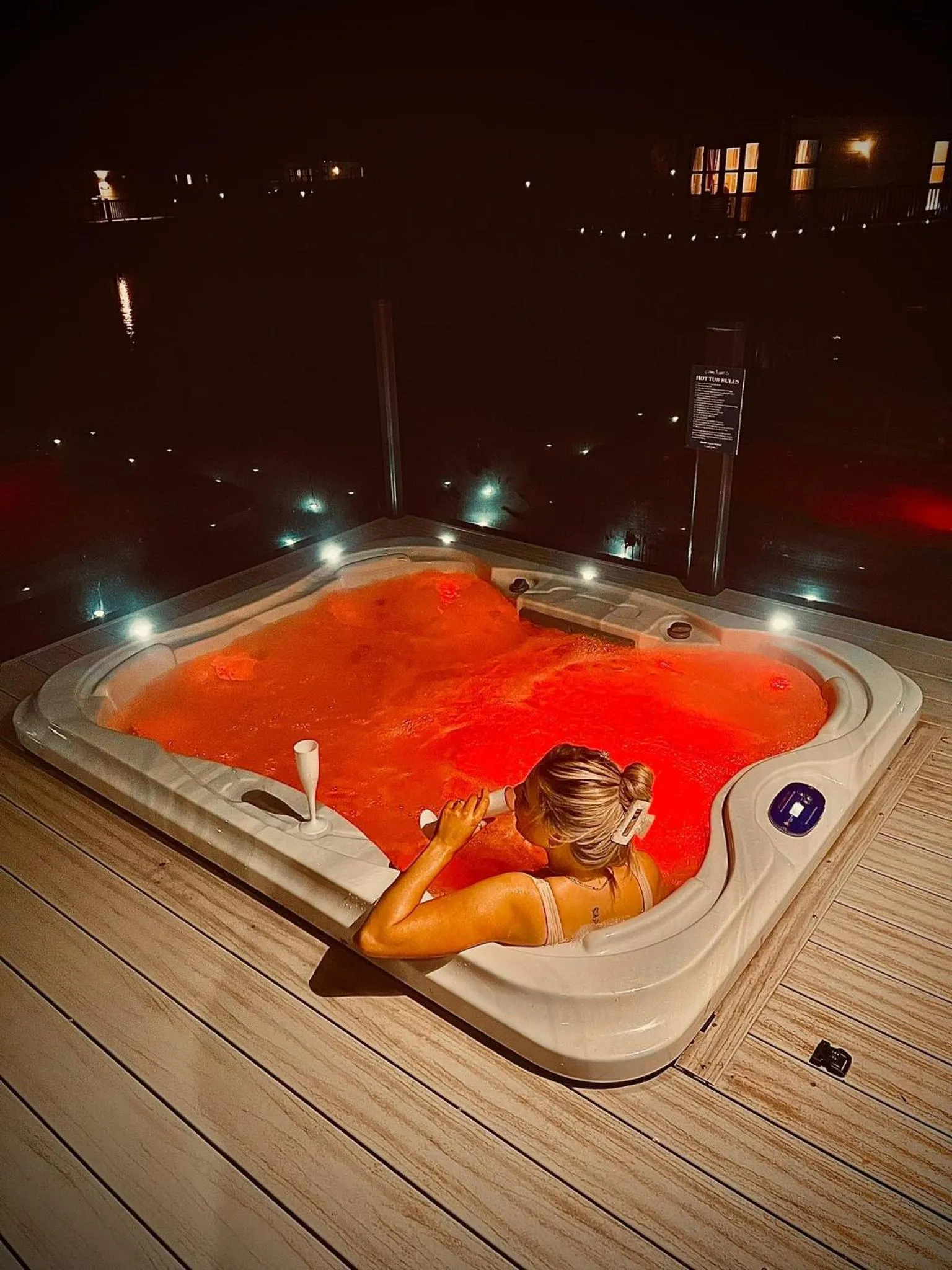 Hot Tub in Sure Studio by Best Western Brackenborough Lakes & Resort