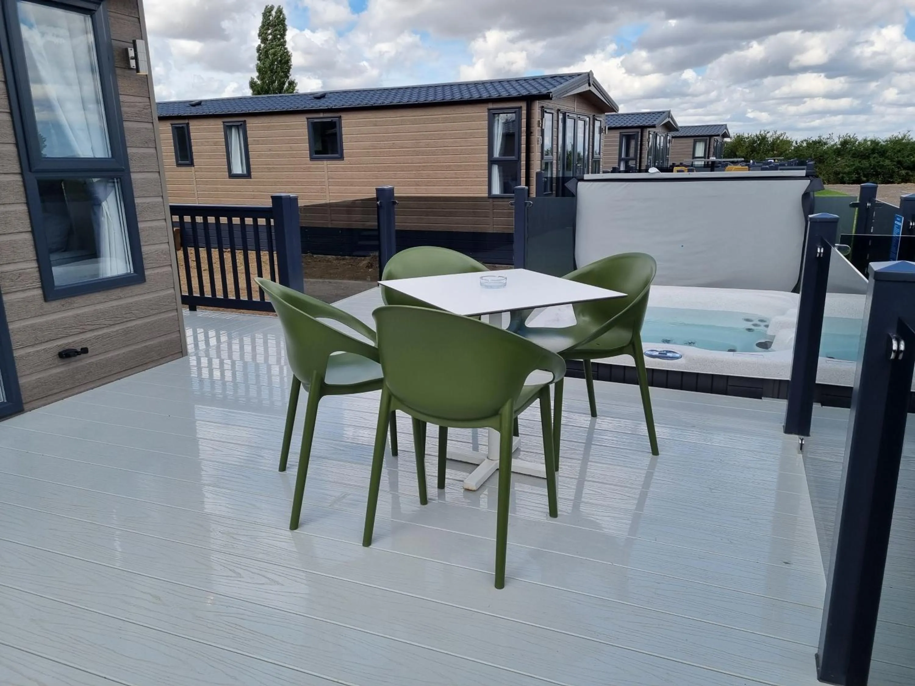 Balcony/Terrace in Sure Studio by Best Western Brackenborough Lakes & Resort