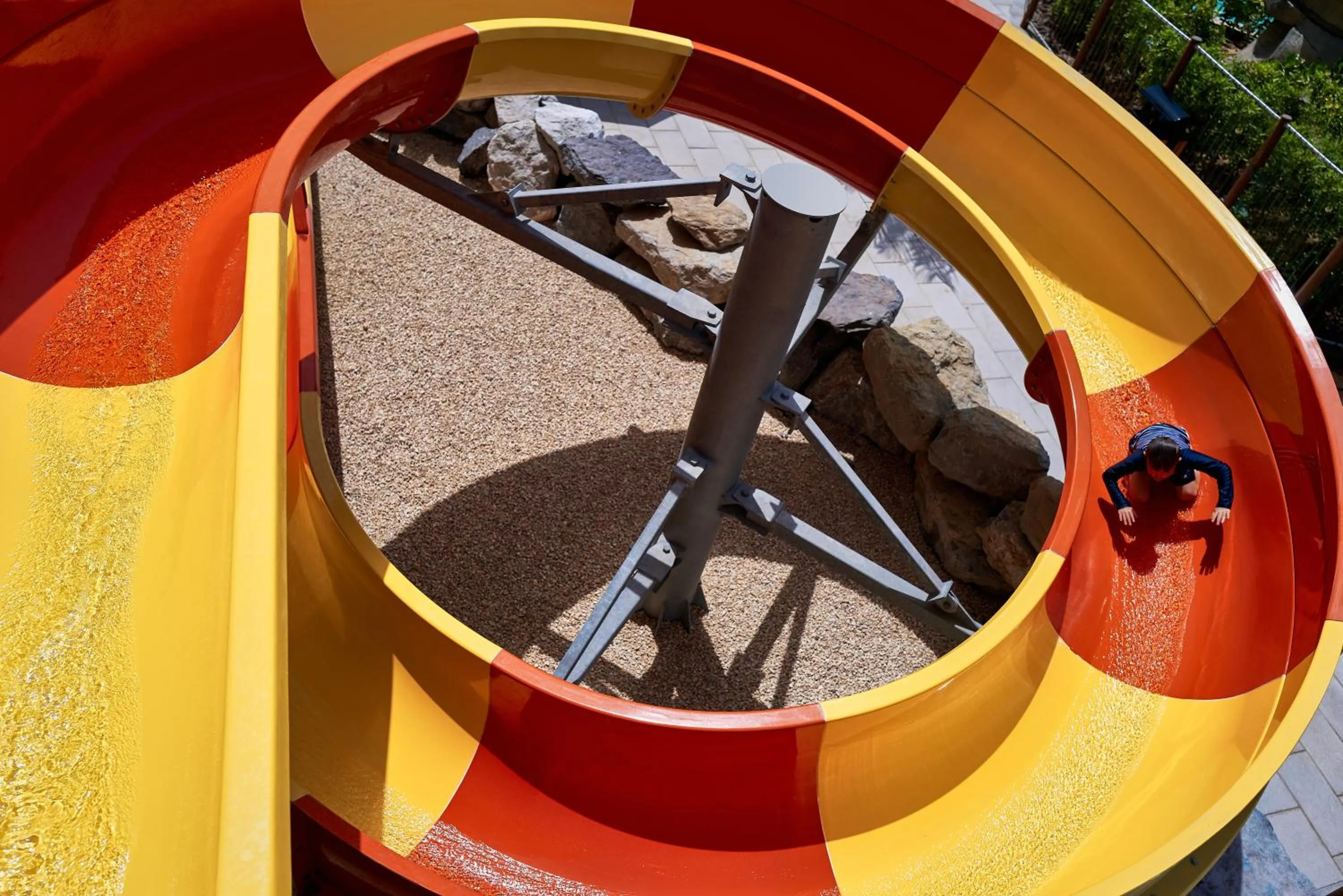 Aqua park in Centara Mirage Beach Resort Dubai