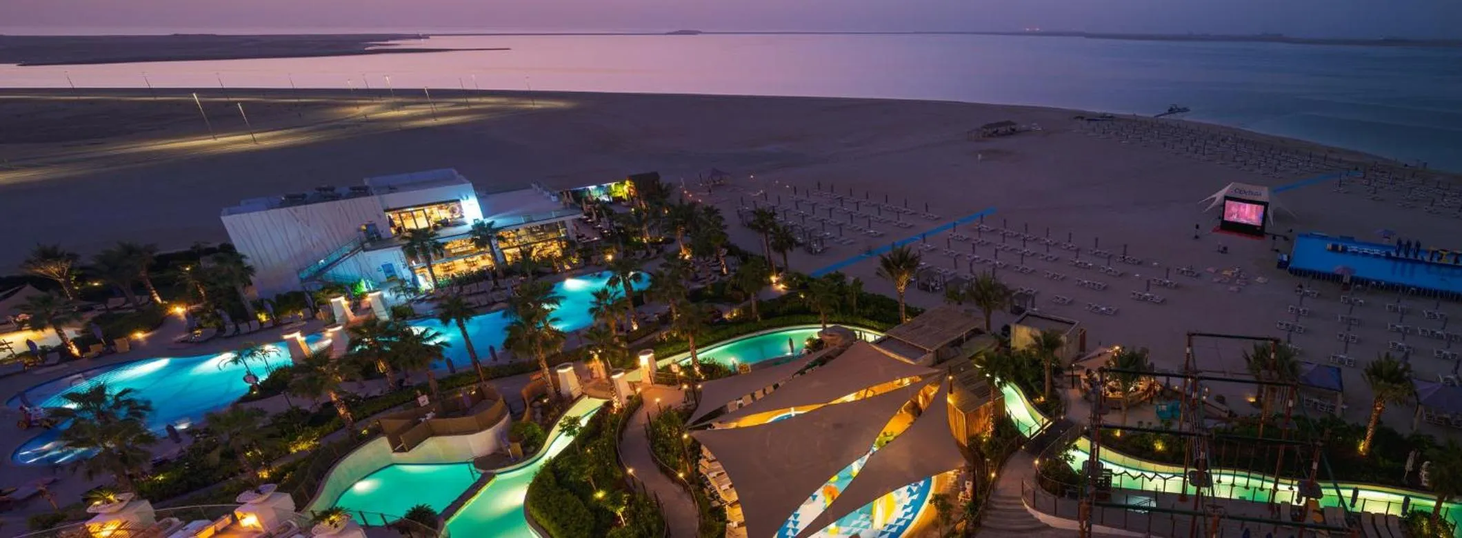 Bird's eye view in Centara Mirage Beach Resort Dubai