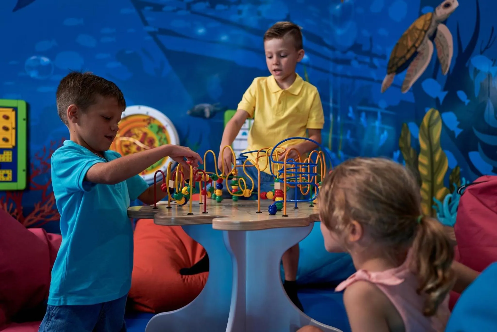 Children play ground in Centara Mirage Beach Resort Dubai