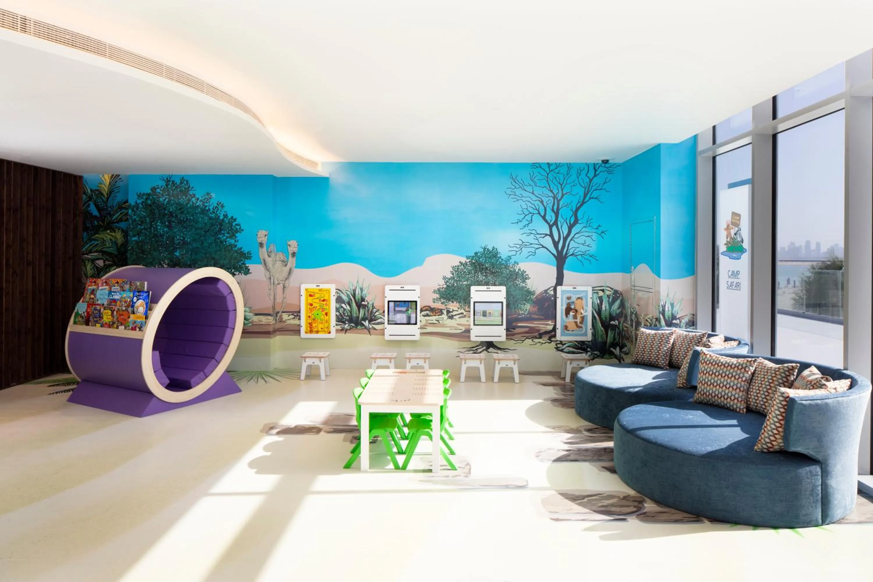 Children play ground in Centara Mirage Beach Resort Dubai