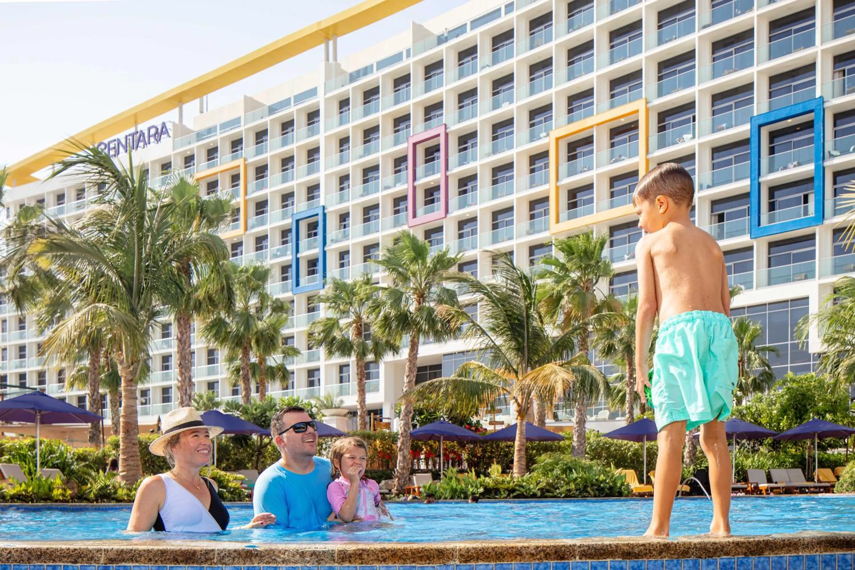 Swimming pool in Centara Mirage Beach Resort Dubai