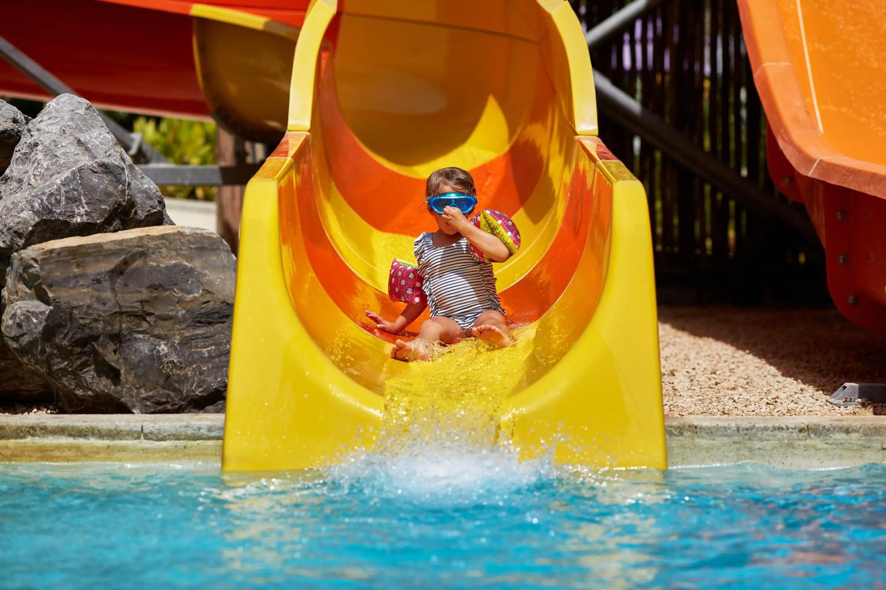 Aqua park in Centara Mirage Beach Resort Dubai