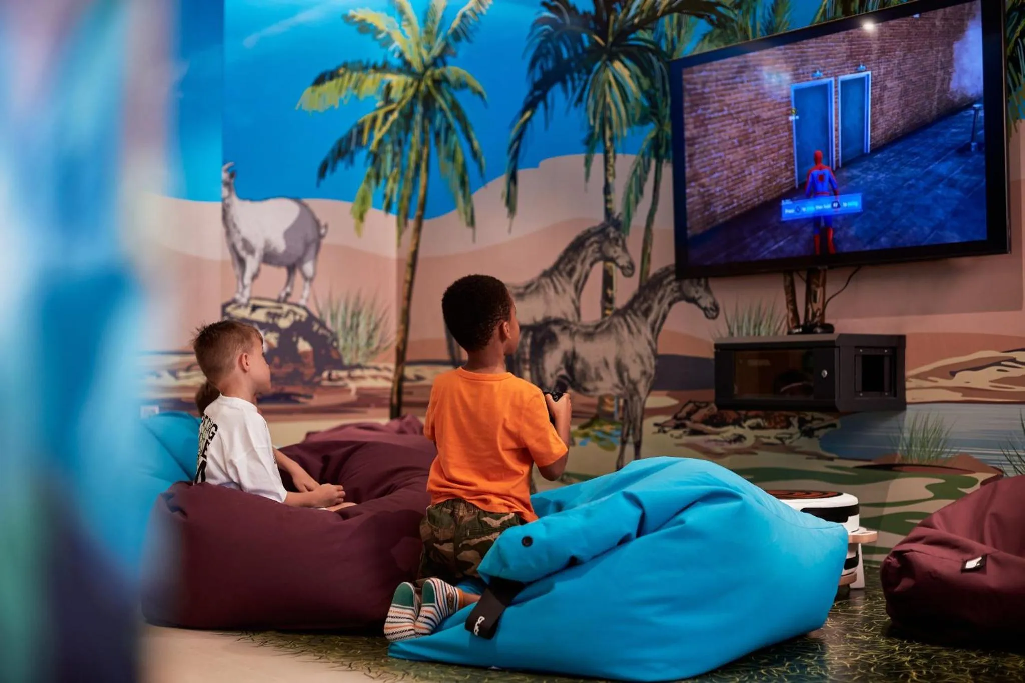 Children play ground in Centara Mirage Beach Resort Dubai