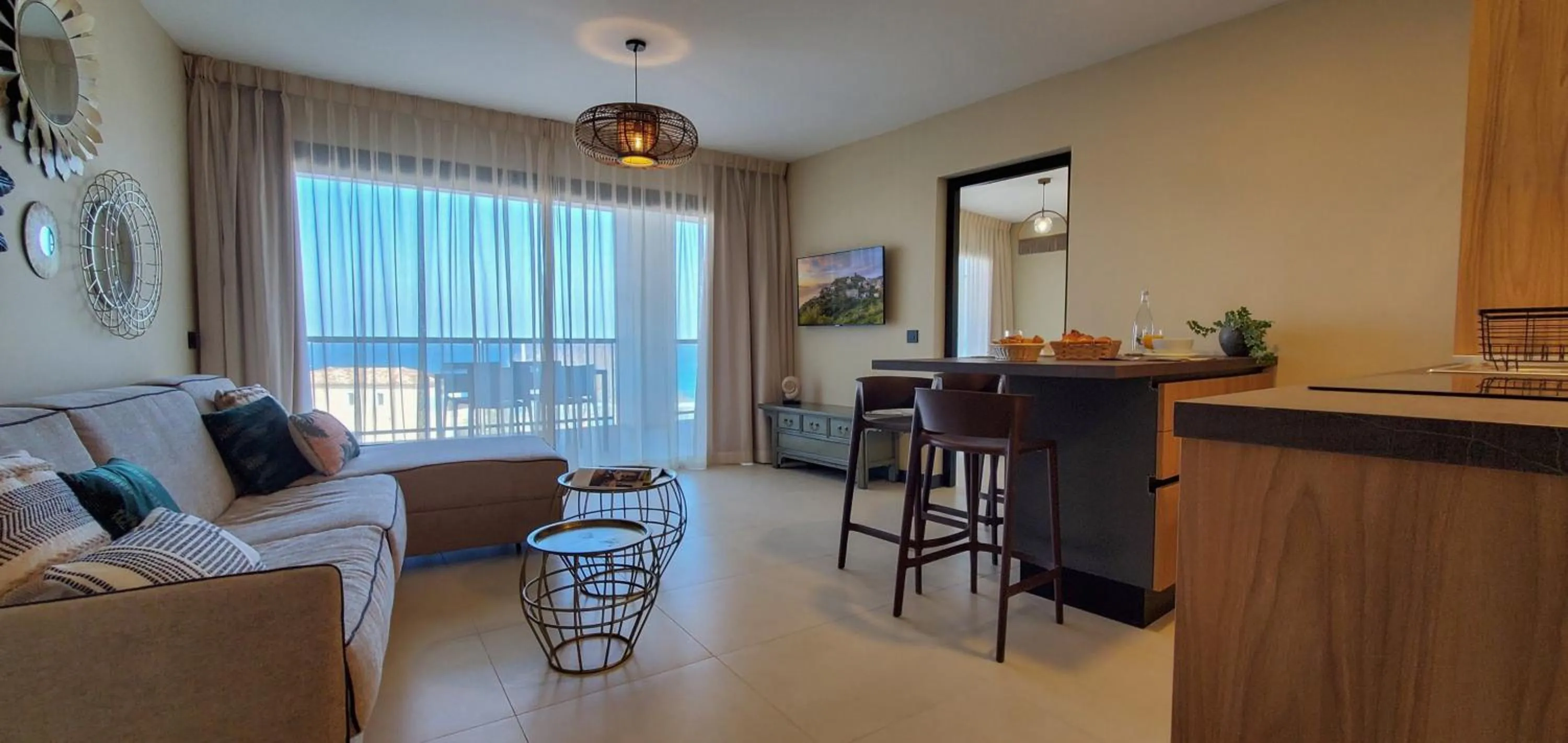 TV and multimedia in Eco-Résidence Dolce Paese & Spa