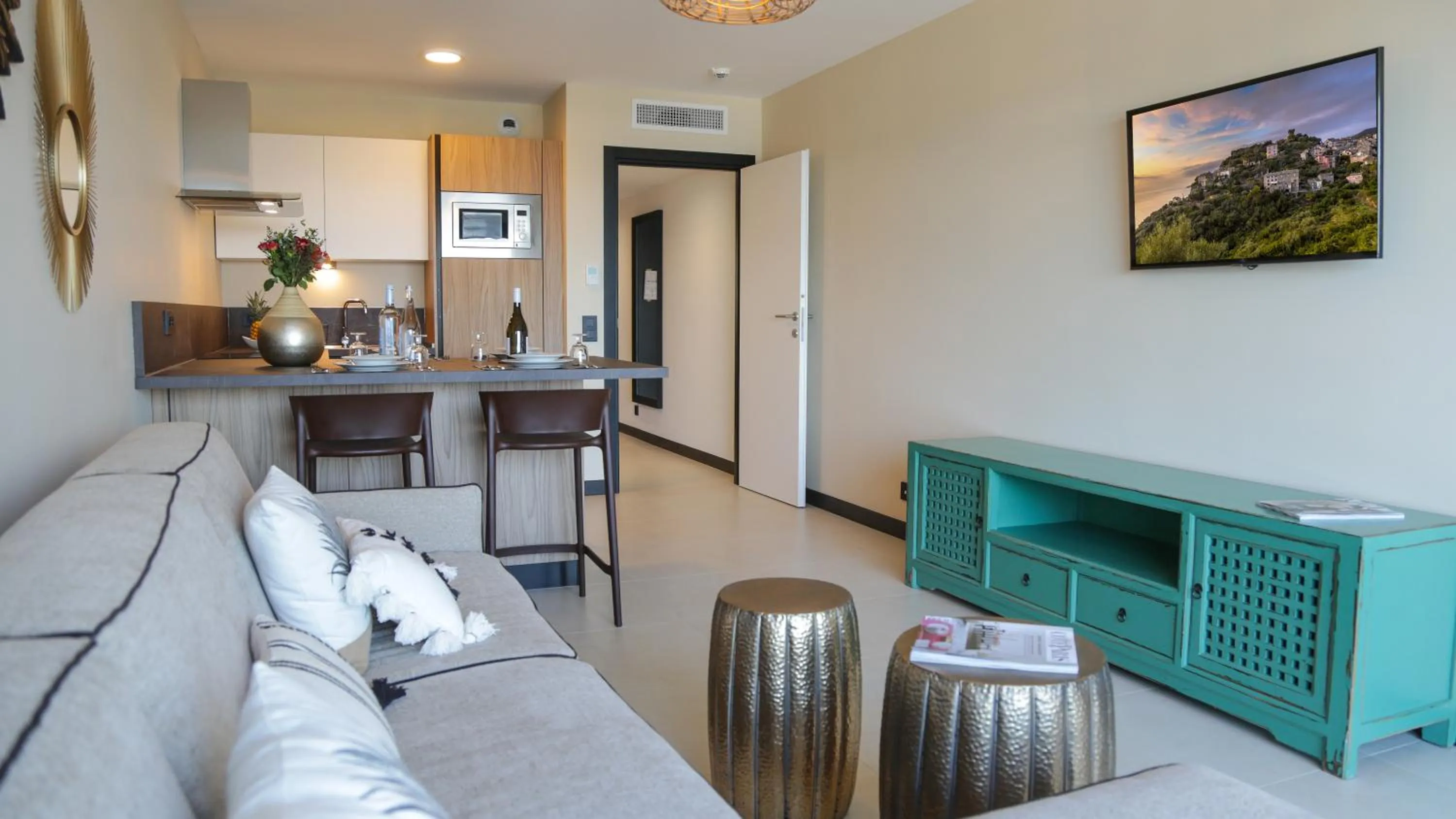 TV and multimedia in Eco-Résidence Dolce Paese & Spa