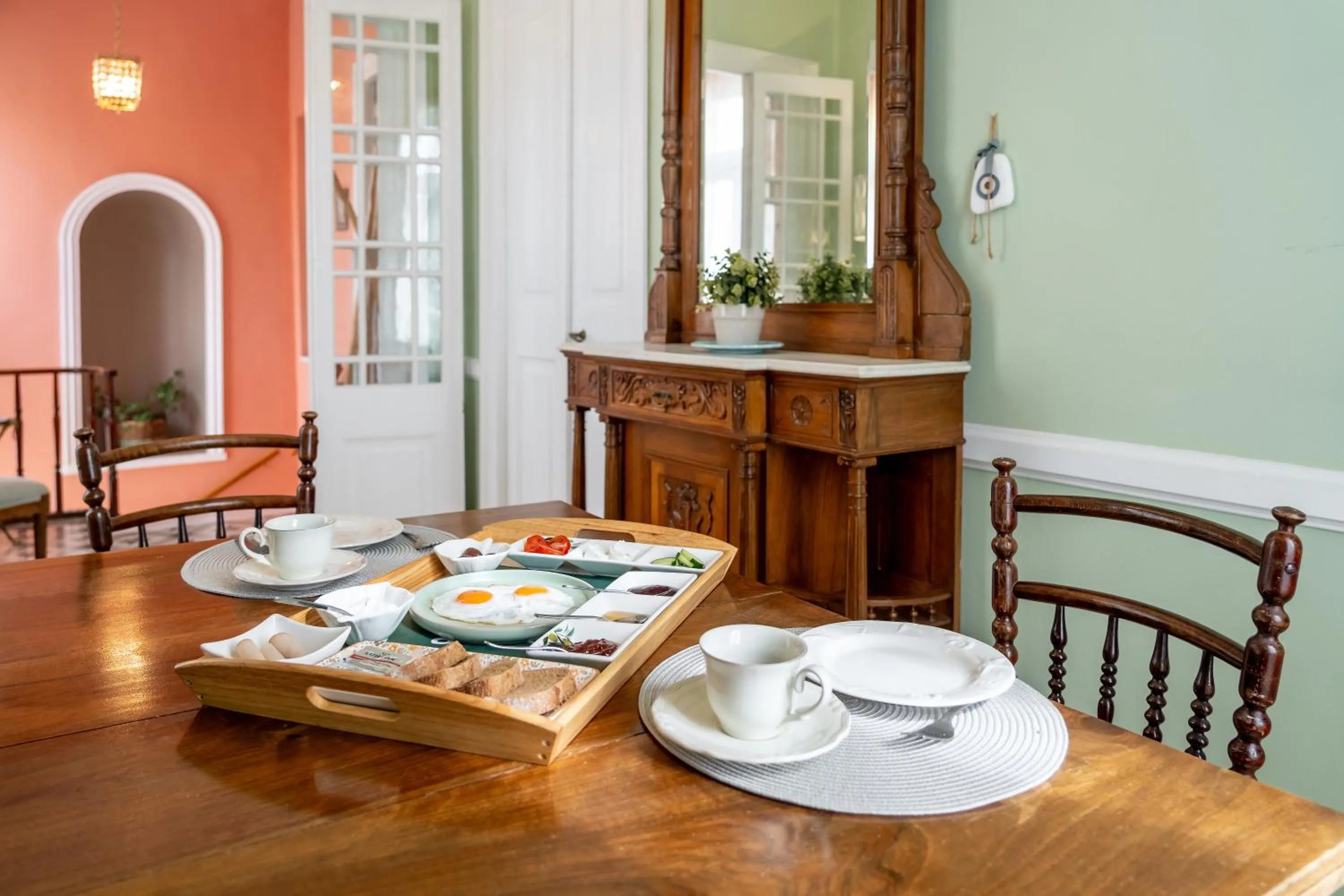Coffee/tea facilities in Neoclassical Mansion in Andros Town by Explore Andros
