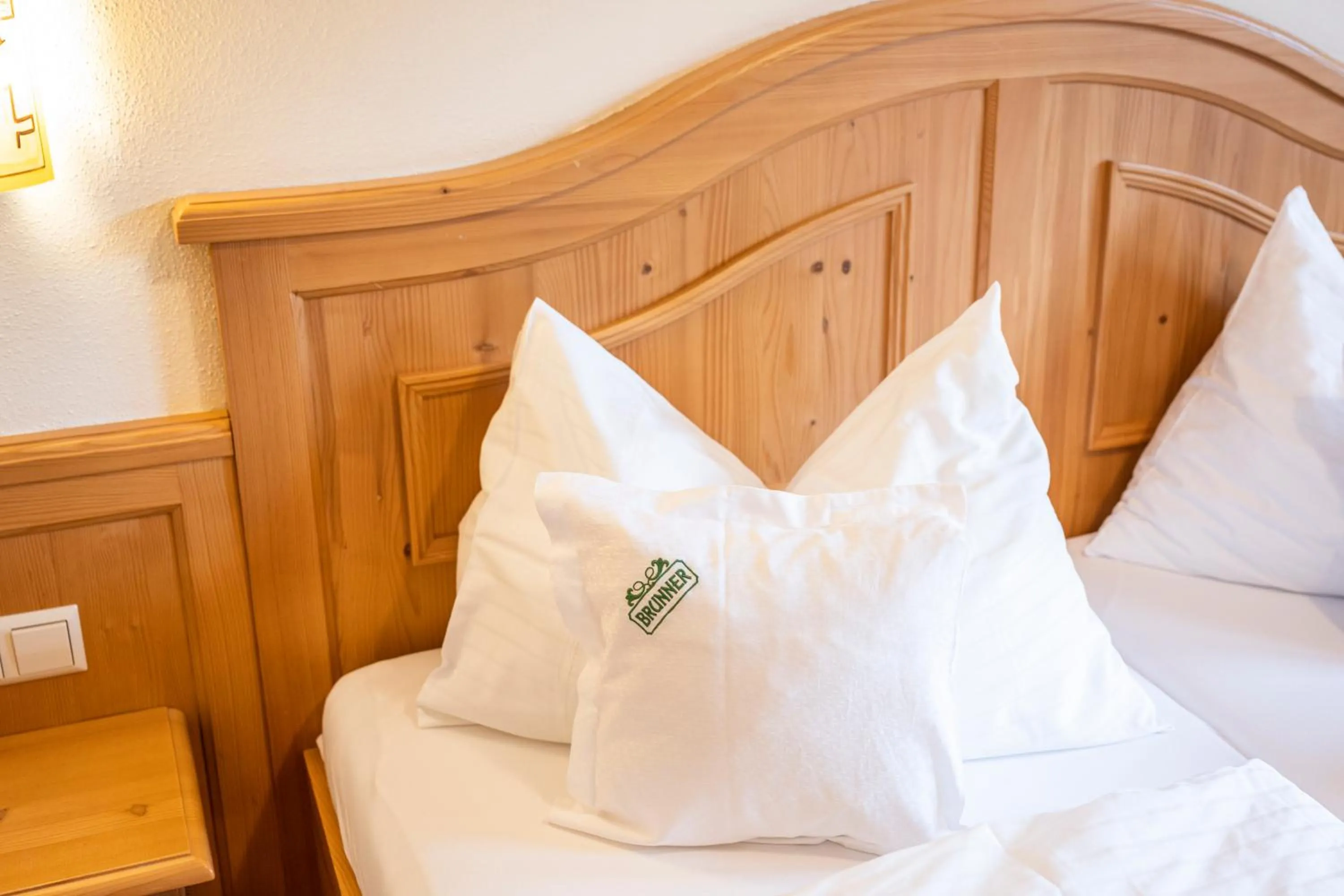 Bed in Hotel Brunner - Reiteralm