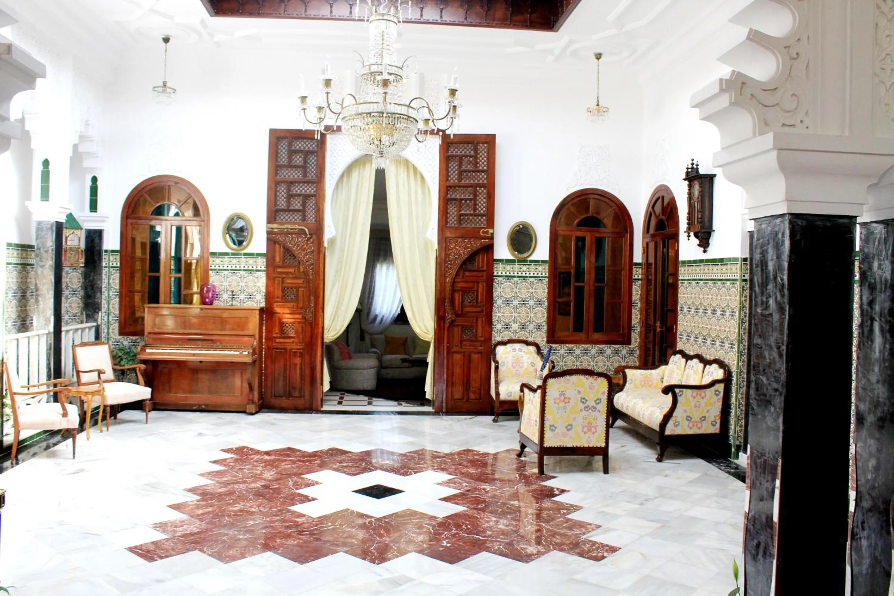 Living room in Riad Dar Achaach