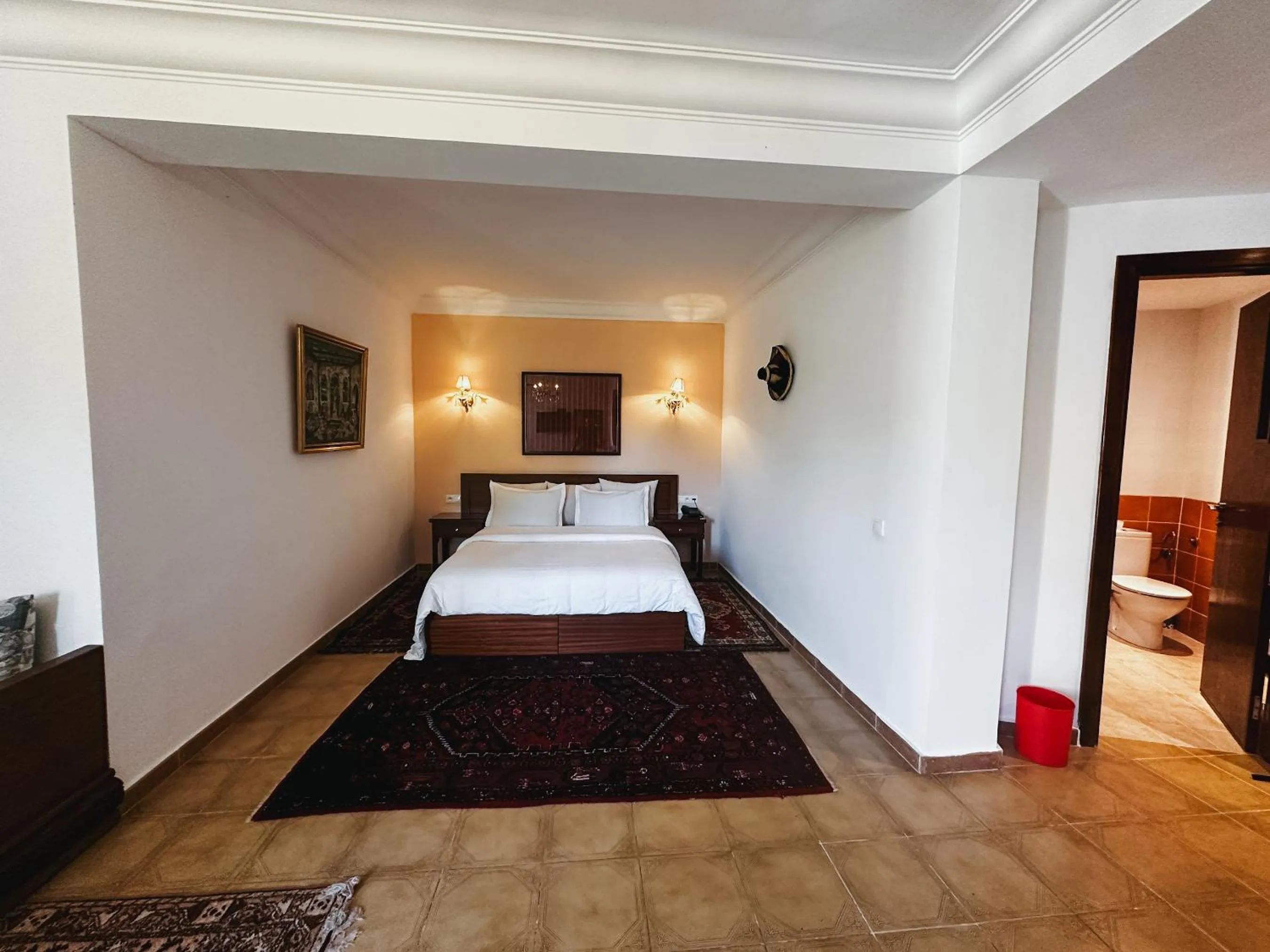 Bed in Riad Dar Achaach