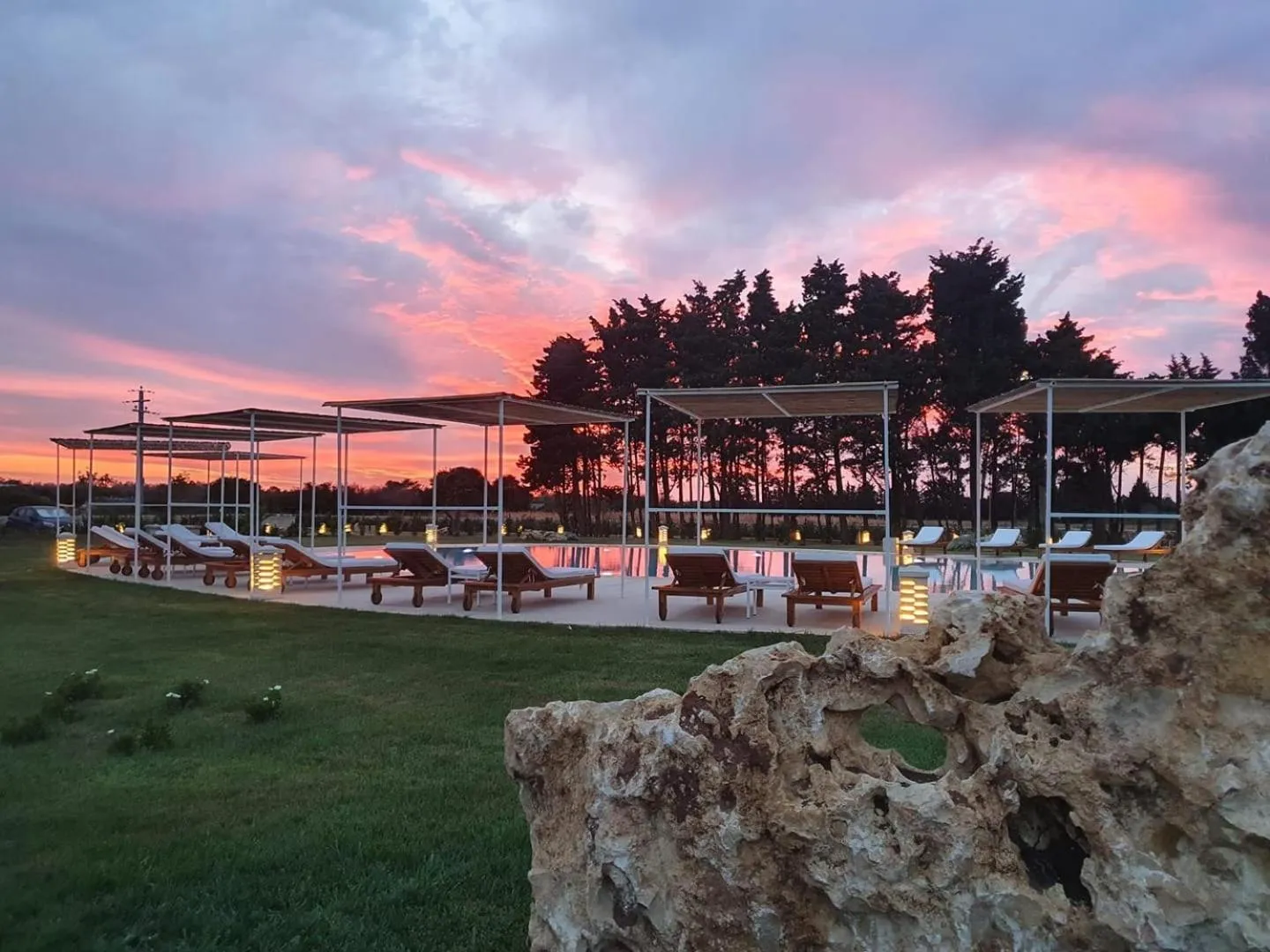 Sunset in Masseria Longa Boutique Hotel